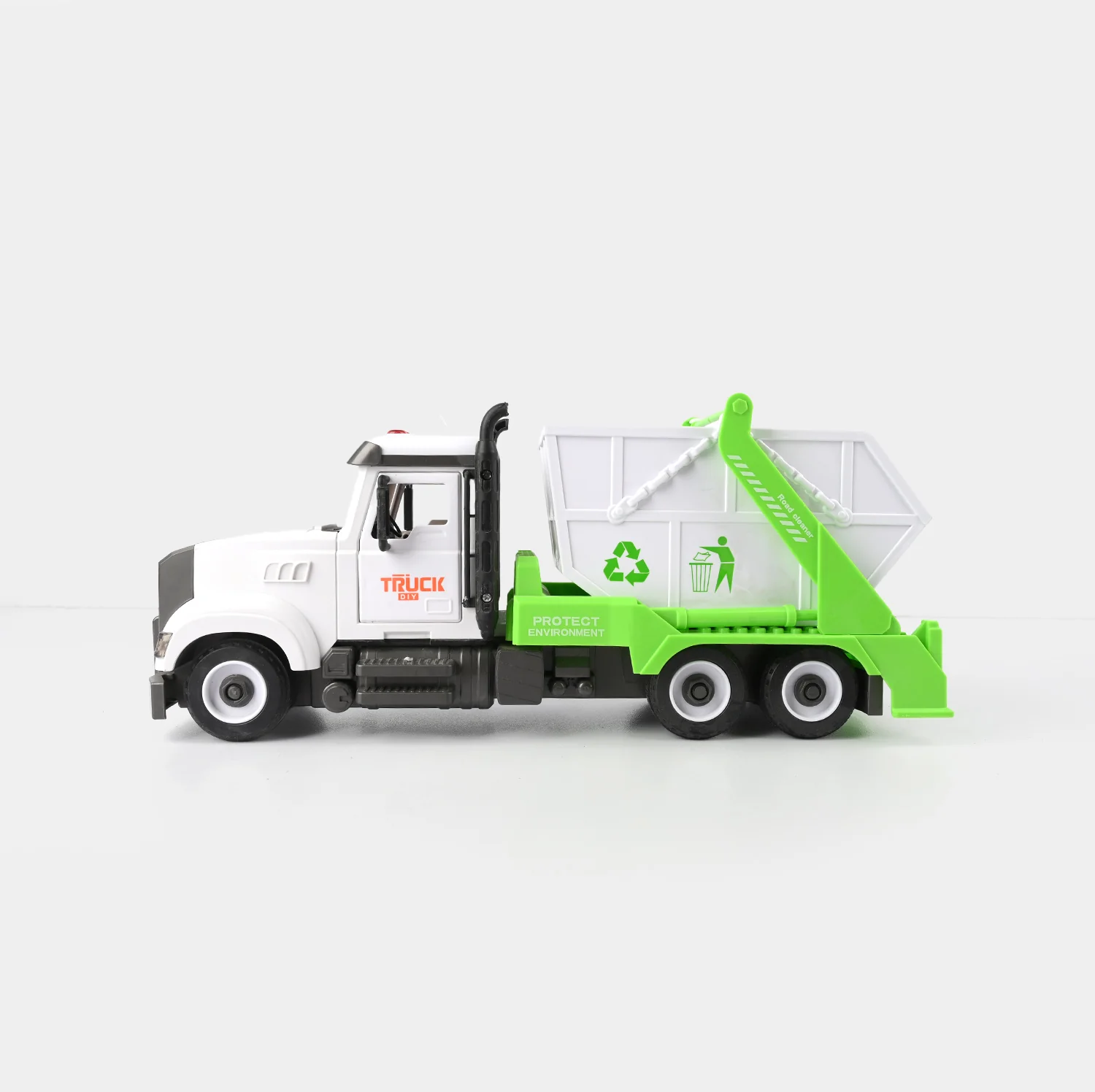 Garbage Truck Toy with Lights & Sounds | Recycling Play Vehicle for Kids - Image 3