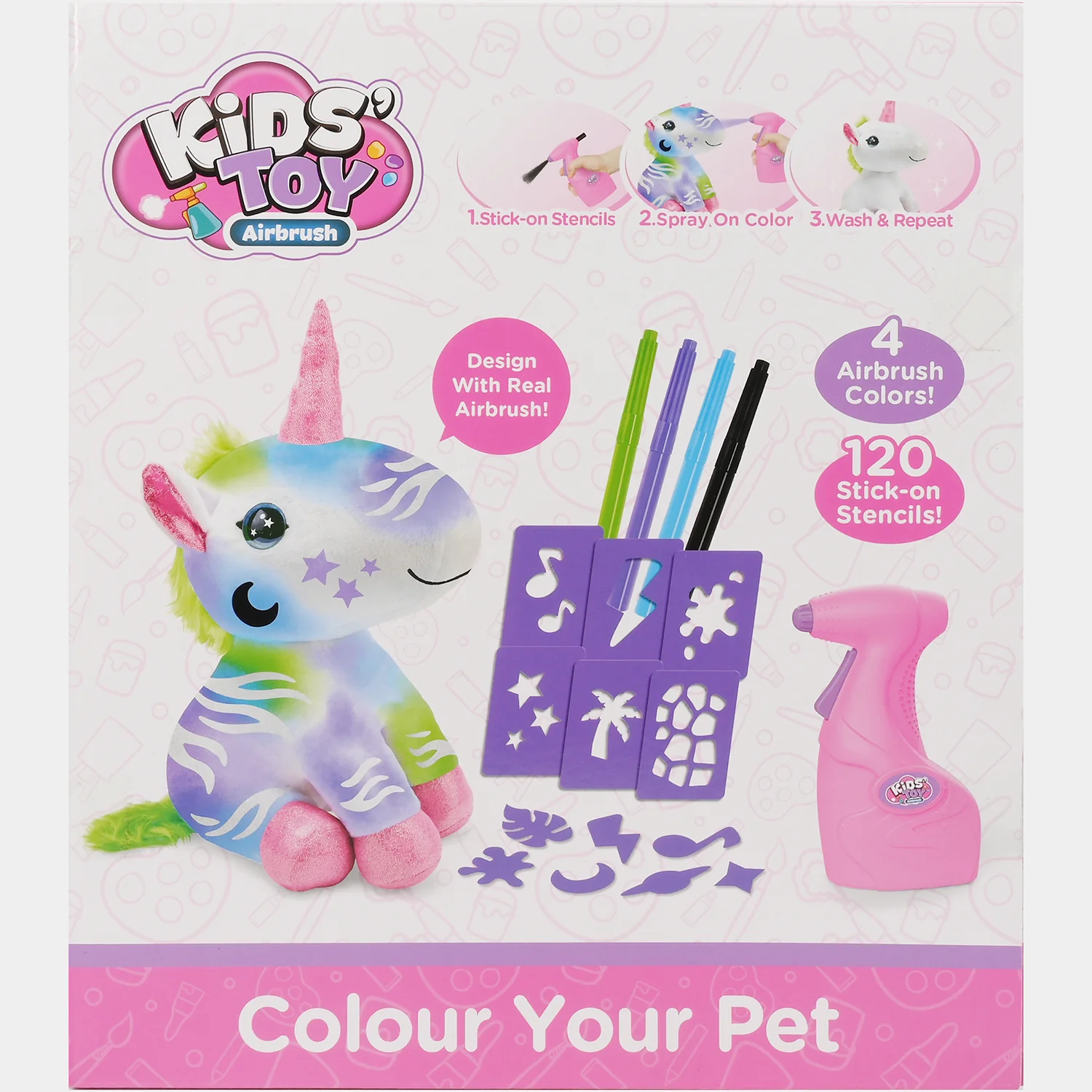 Colour Your Pet – Airbrush Unicorn Toy Set - Image 7