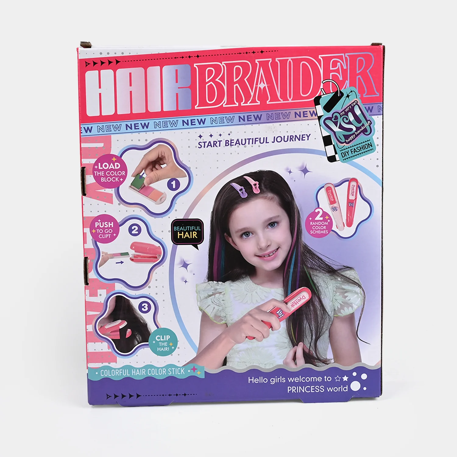 DIY Hair Temporary Coloring Toy For Girls - Image 4