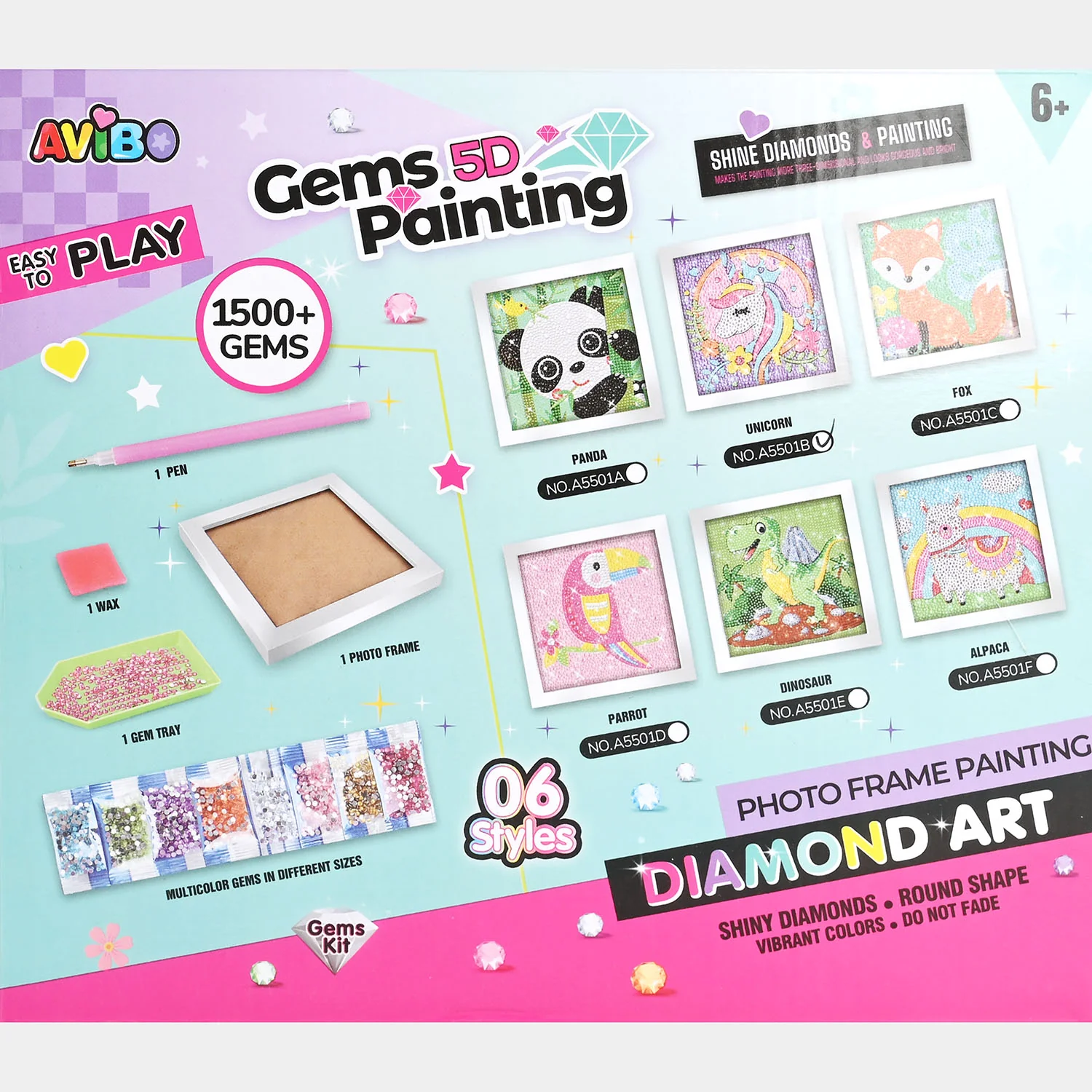 DIY Gems 5D Painting / Diamond Art Photo Frame Painting Set - Image 5