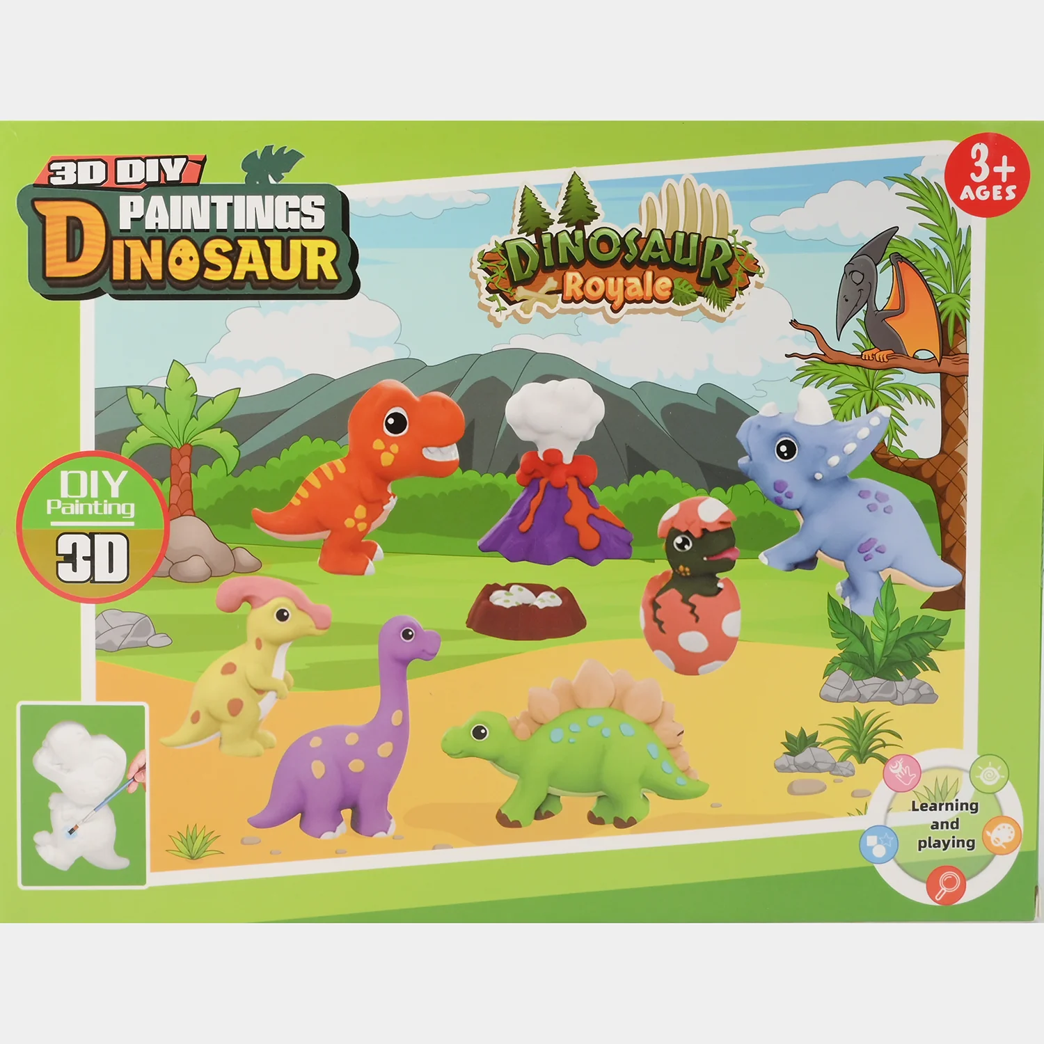 DIY Paint Gypsum Art & Coloring Set for Kids - Image 5