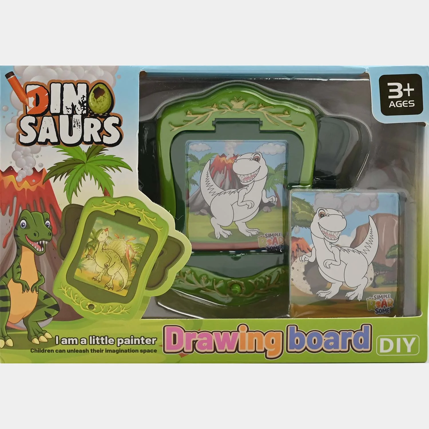 Dinosaur DIY Drawing Board Set – Creative Fun for Kids - Image 5
