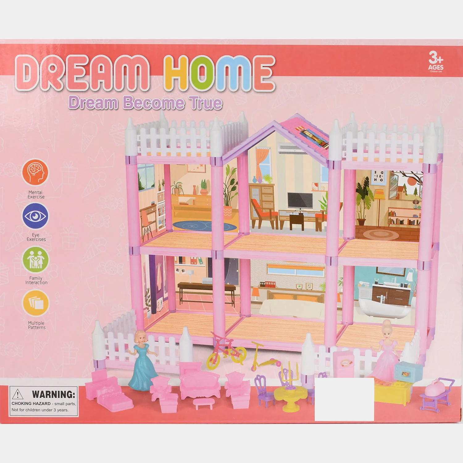 DIY Doll House Play Set For Kids - Image 3