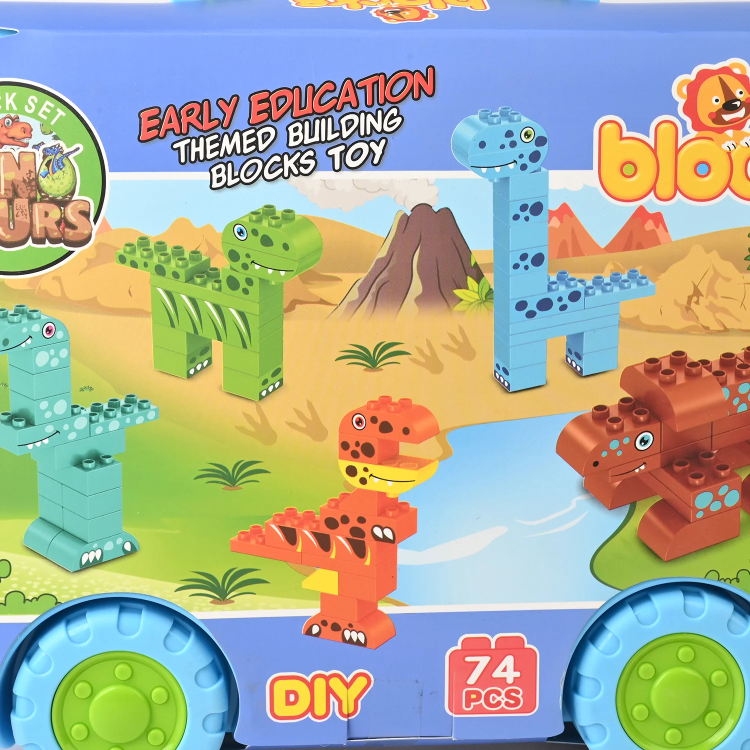 DIY Education Learning Blocks Toy - 74-Piece Building Set - Image 2