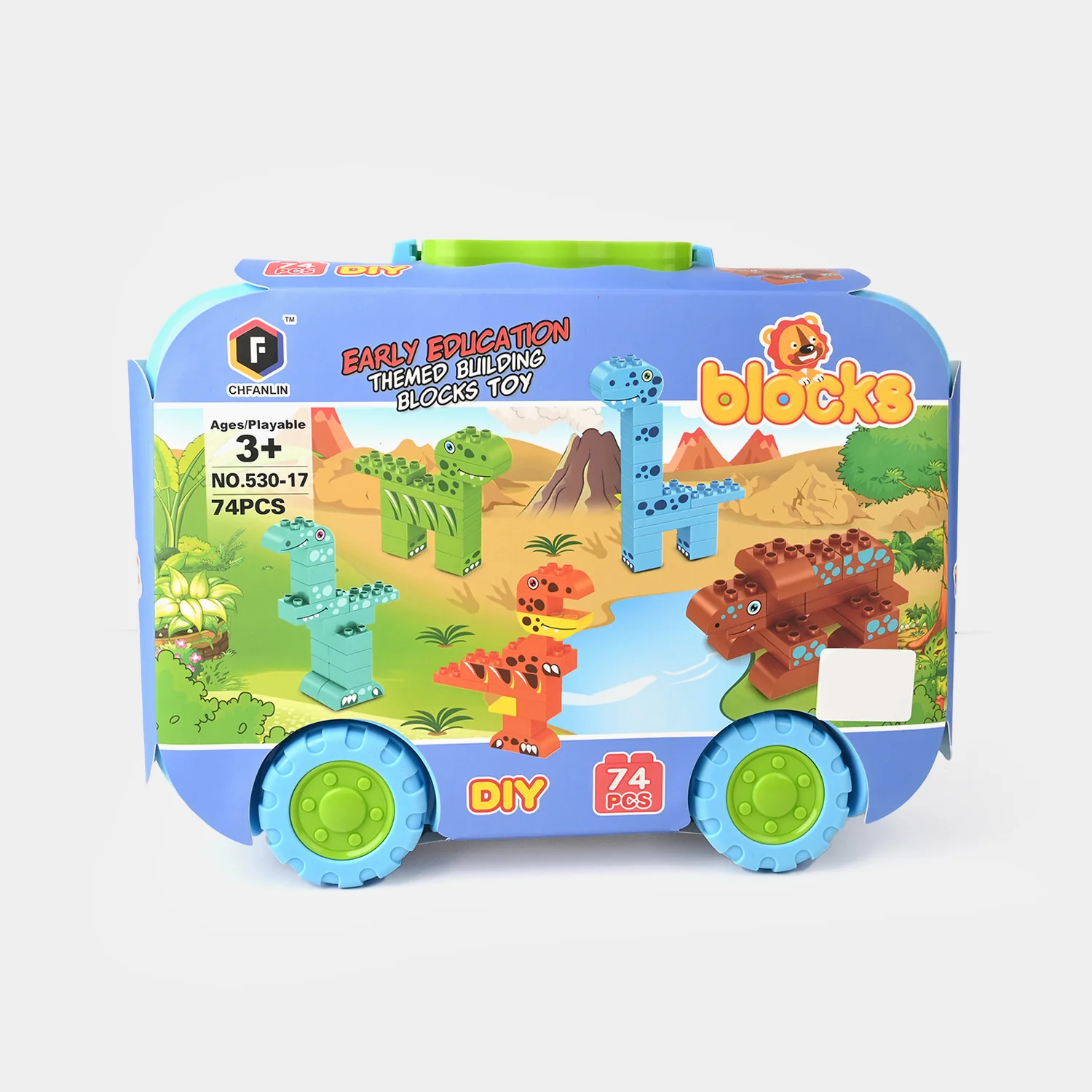 DIY Education Learning Blocks Toy - 74-Piece Building Set - Image 3
