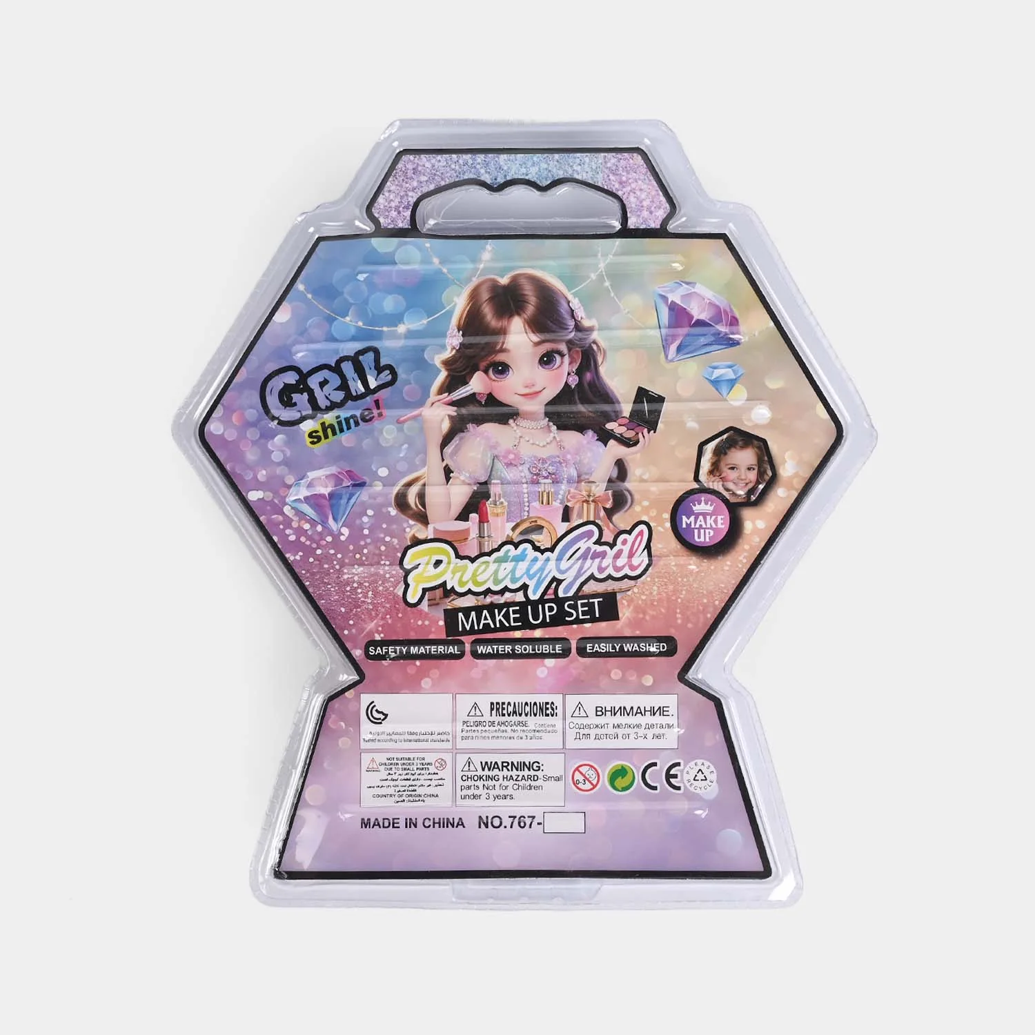 DIY Girls Makeup & Nail Art Set - Image 2