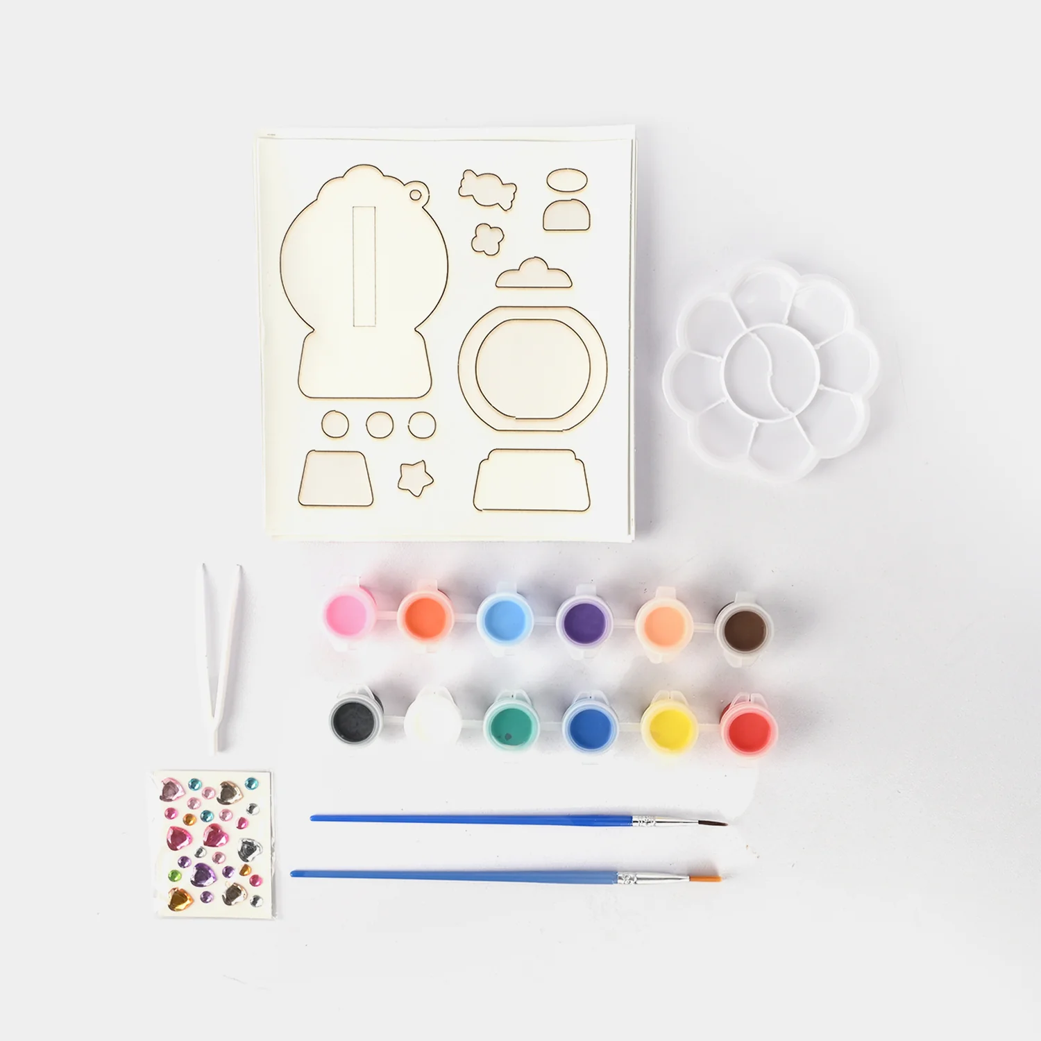 DIY 3D Sticker & Shake Pendant Set – 4-in-1 Craft Kit - Image 2