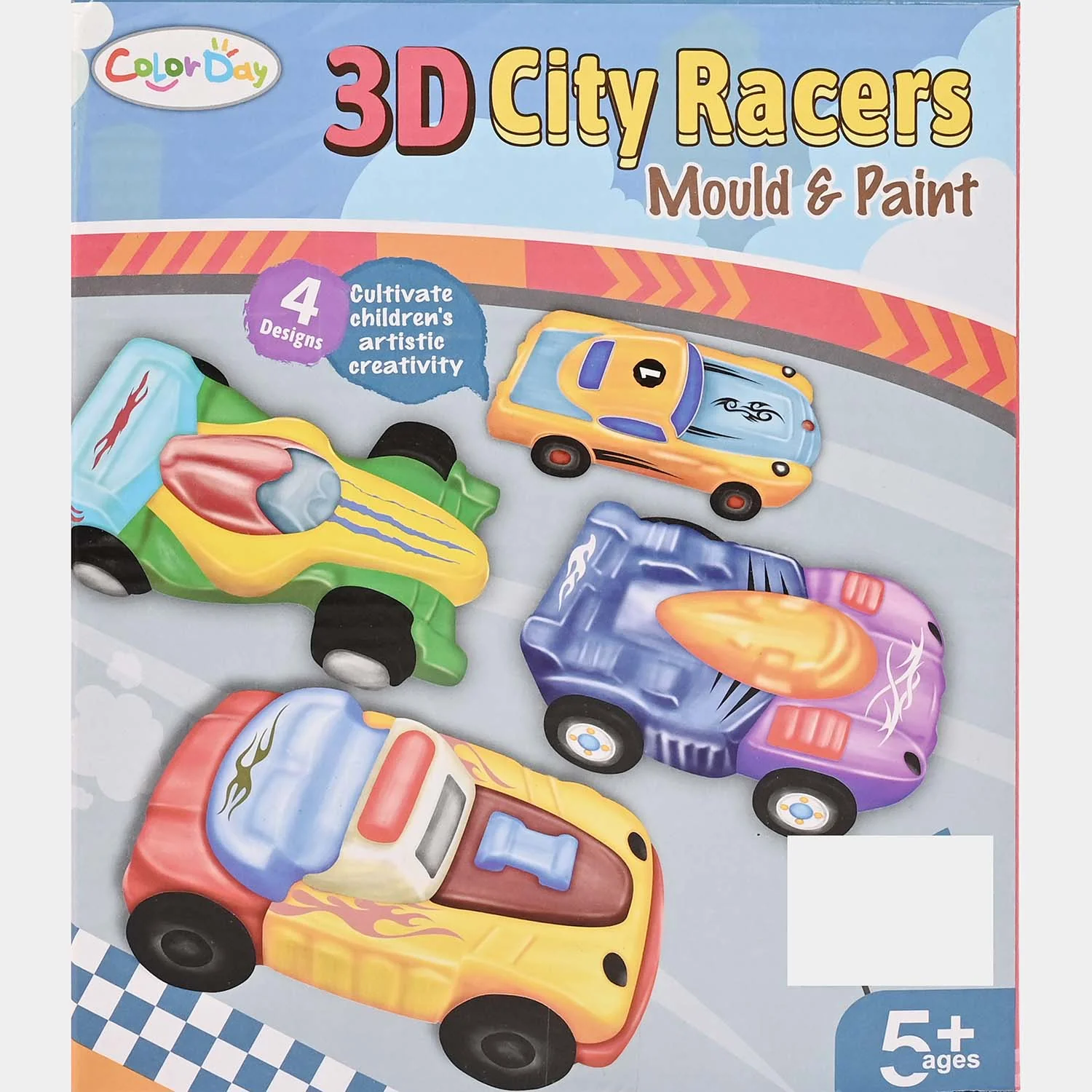 DIY 3D City Racers Mould & Paint kit - Image 6