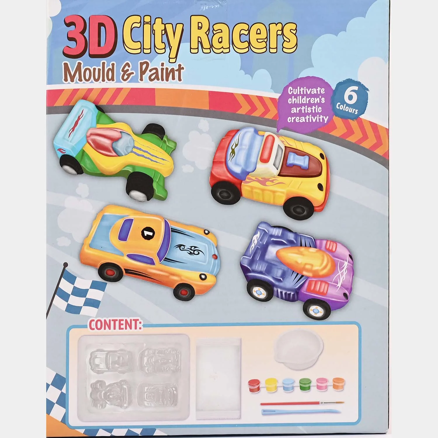 DIY 3D City Racers Mould & Paint kit - Image 7