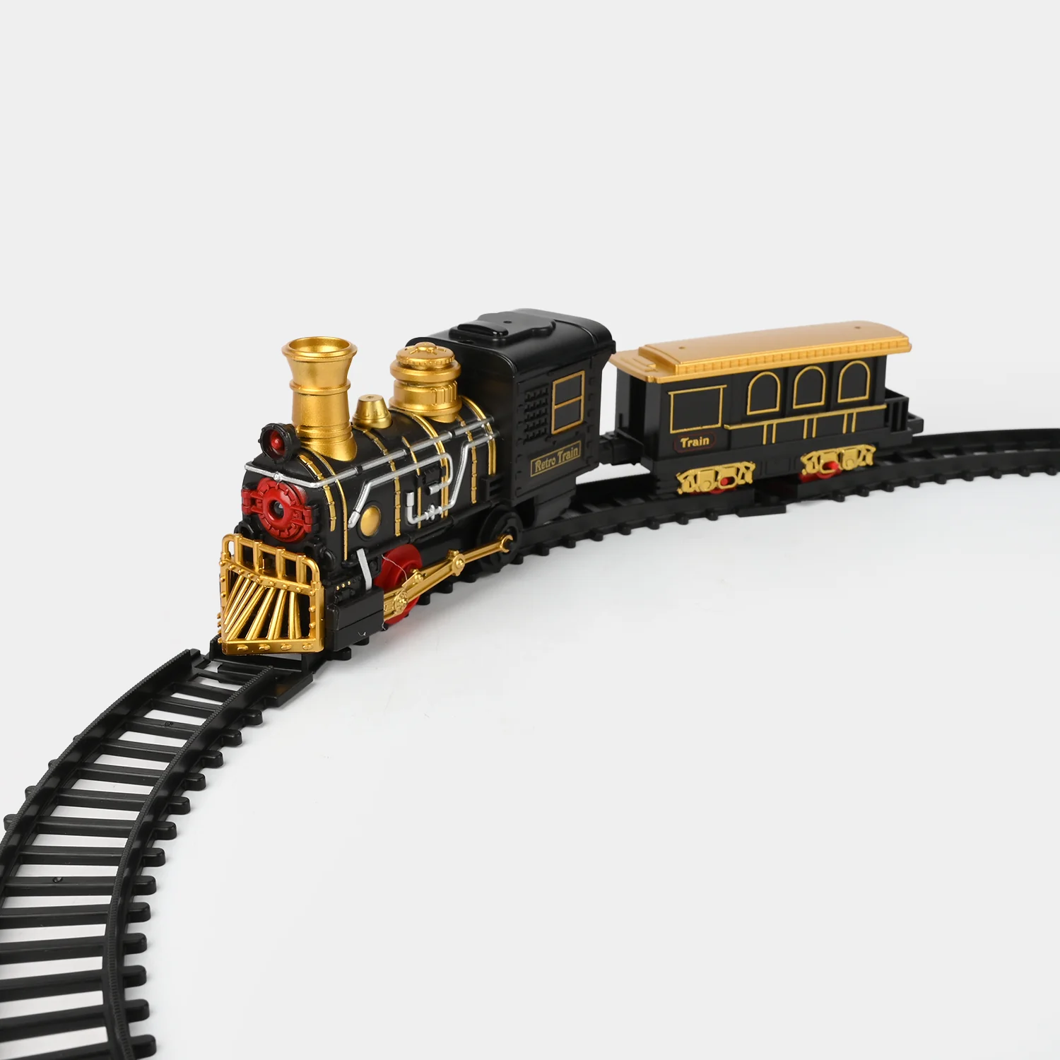 Retro Train With Tack Toy Play Set For Kids - Image 3
