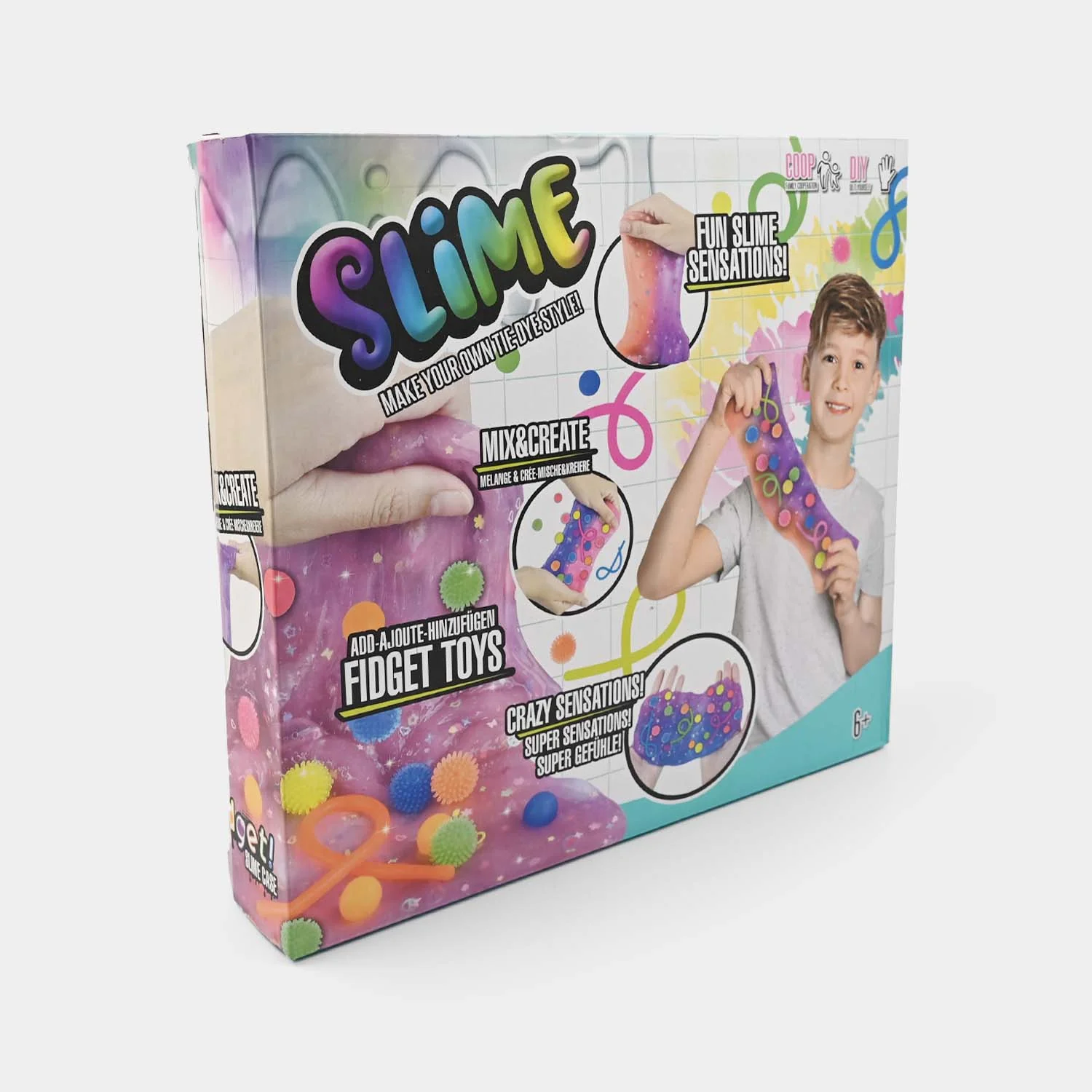 Slime DIY Tie-Dye Kit – Create Colorful, Sensory Fun - Image 3