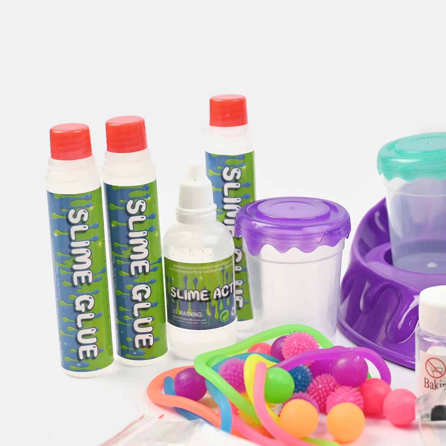 Slime DIY Tie-Dye Kit – Create Colorful, Sensory Fun - Image 4