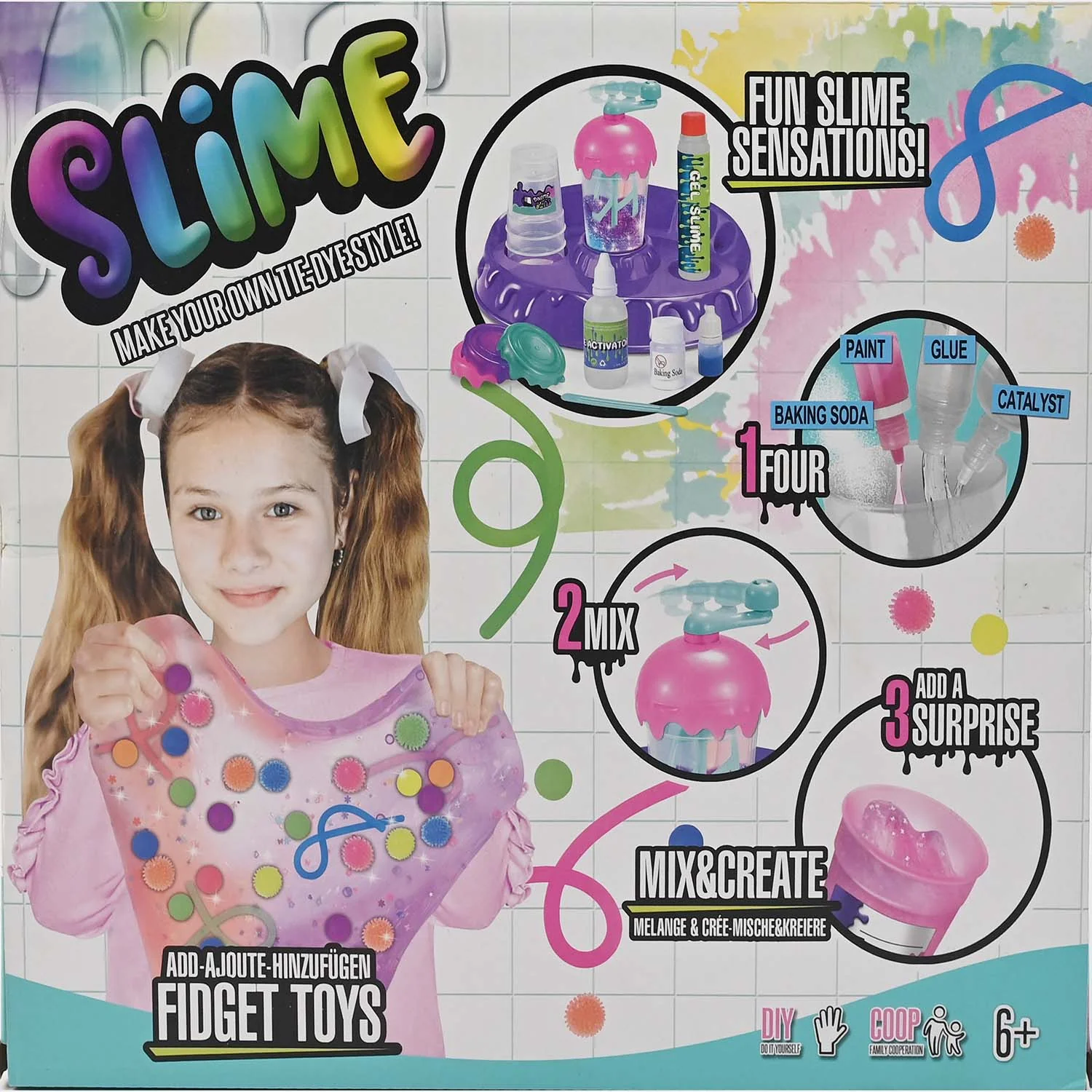 Slime DIY Tie-Dye Kit – Create Colorful, Sensory Fun - Image 7