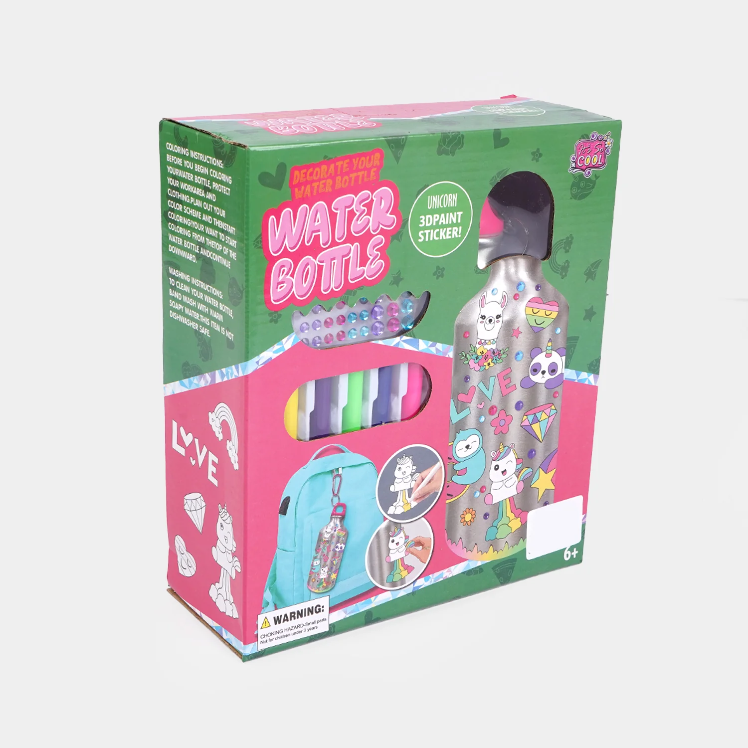 Decorate Your Own Water Bottle – Creative Craft Kit - Image 3
