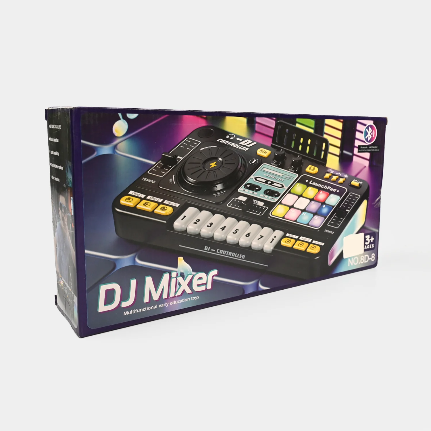 Kids DJ Mixer Toy with Microphone & Keyboard - Image 3