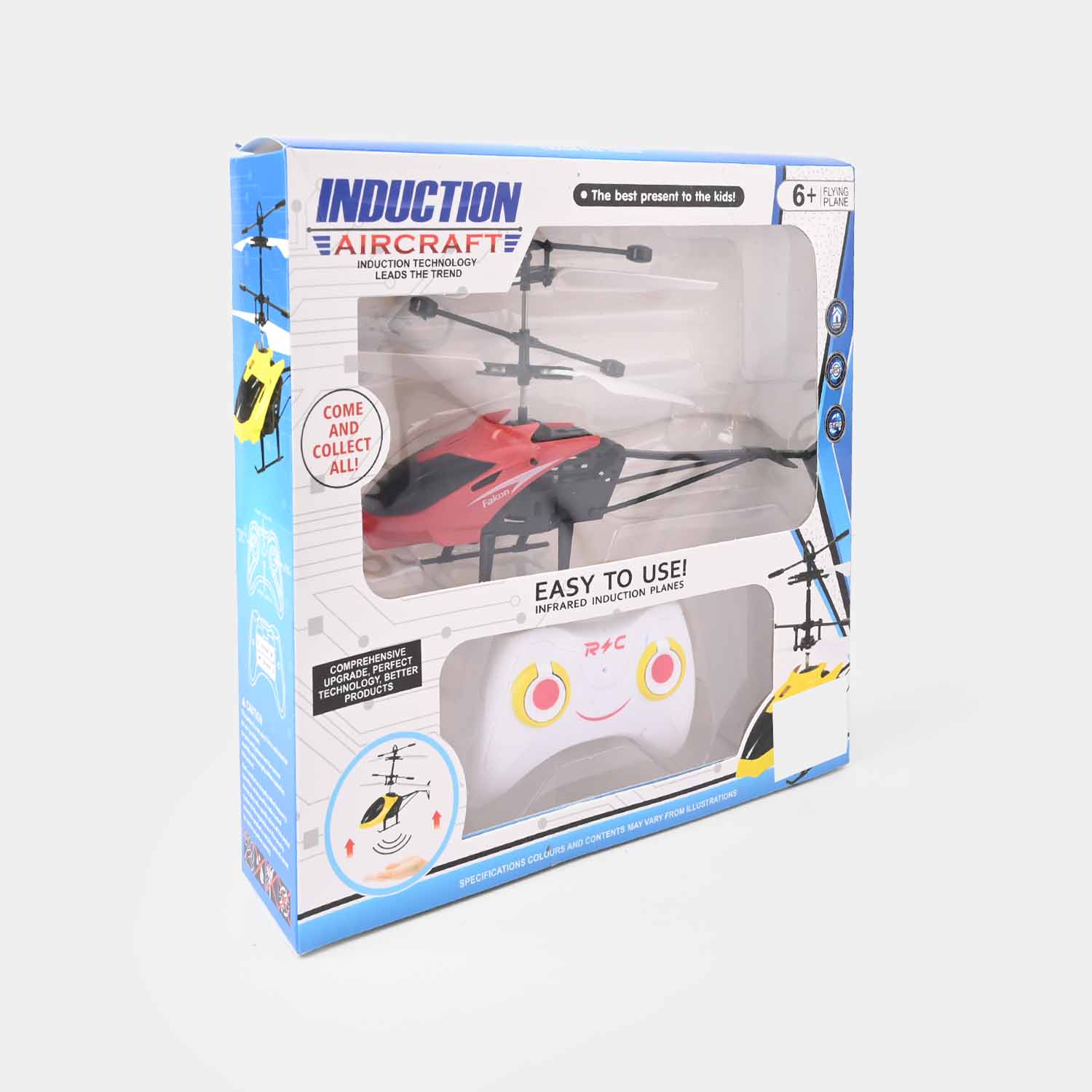 Induction Aircraft Toy – Rechargeable RC Helicopter with Sensor Control - Image 3