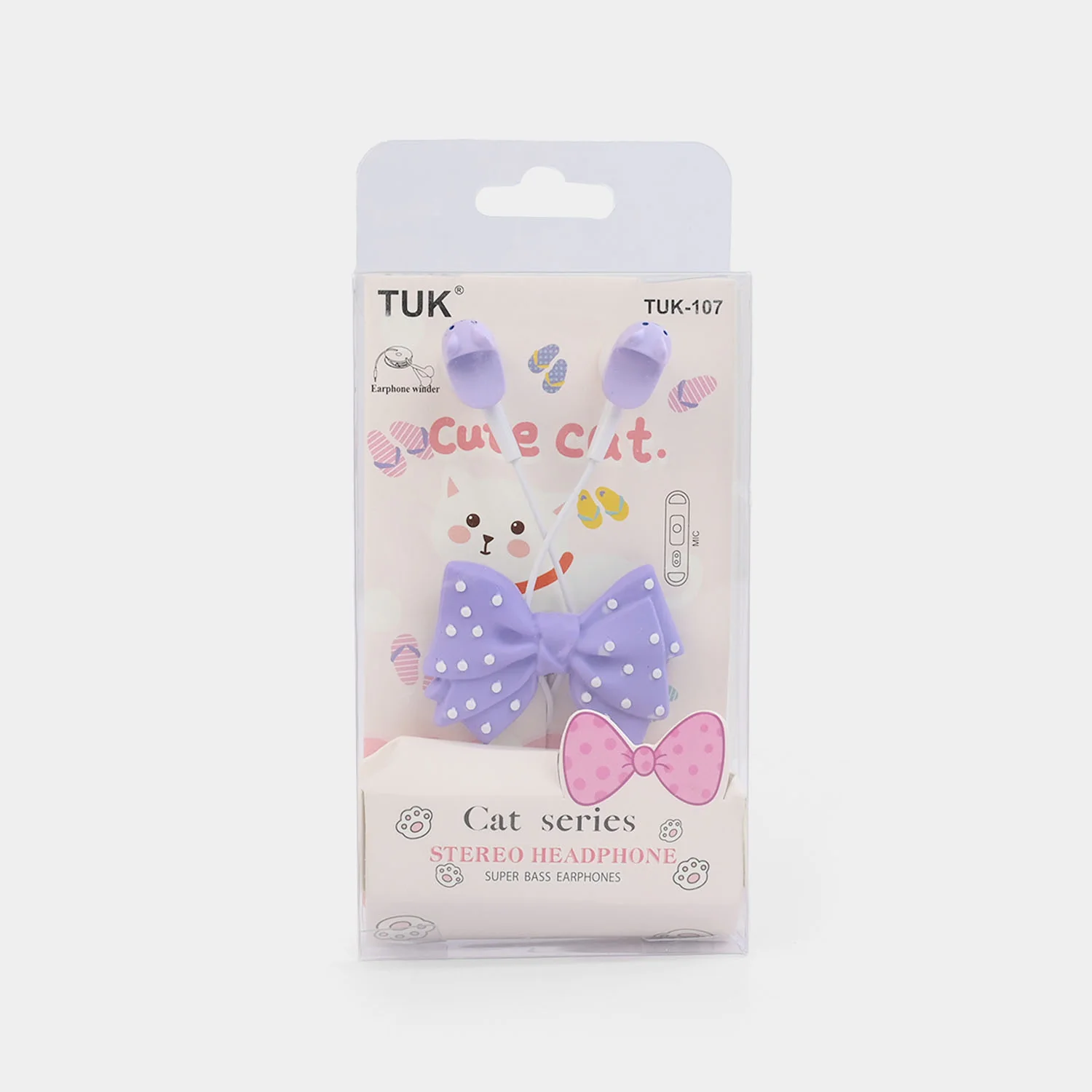 Adorable Theme Wired Stereo Earphones - Image 2