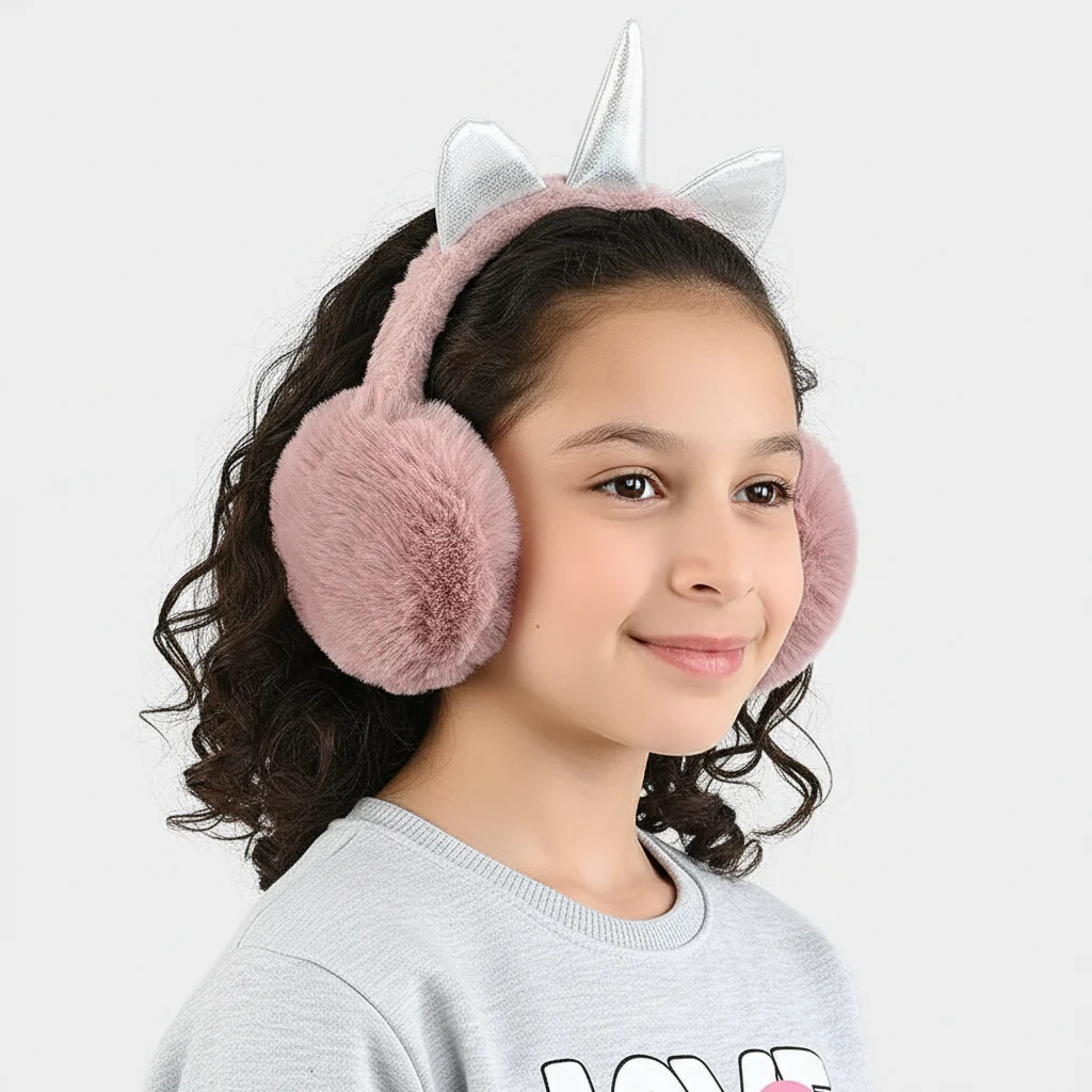 Plush Winter Stylish Earmuffs for Kids