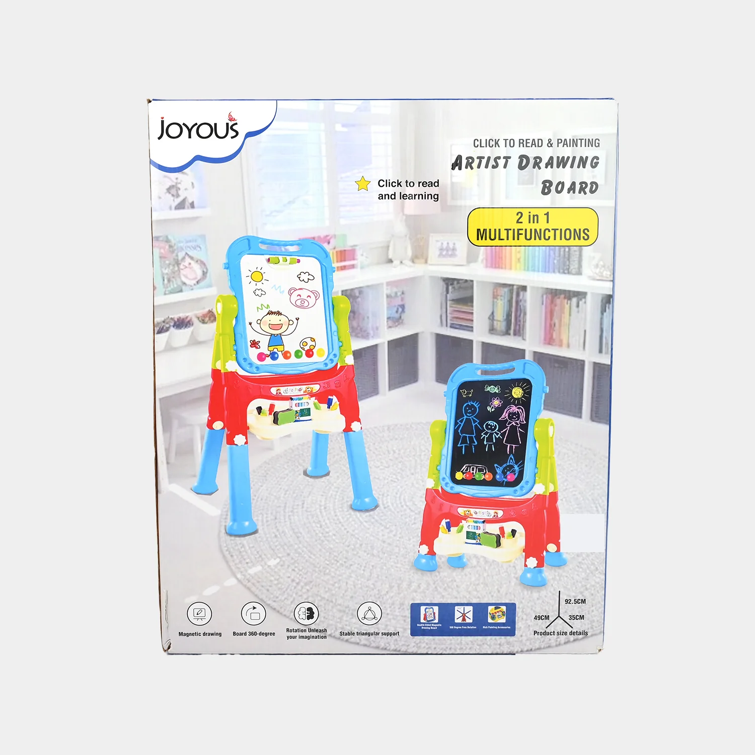 Easel Drawing Board Double Sided Standing - Image 9
