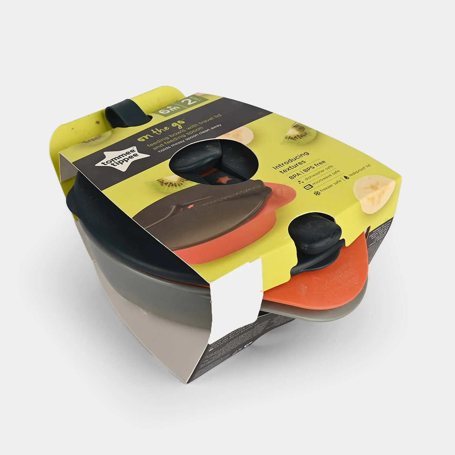 Feeding Bowl Set with Travel Lid & Spoon (6M+) - Image 3