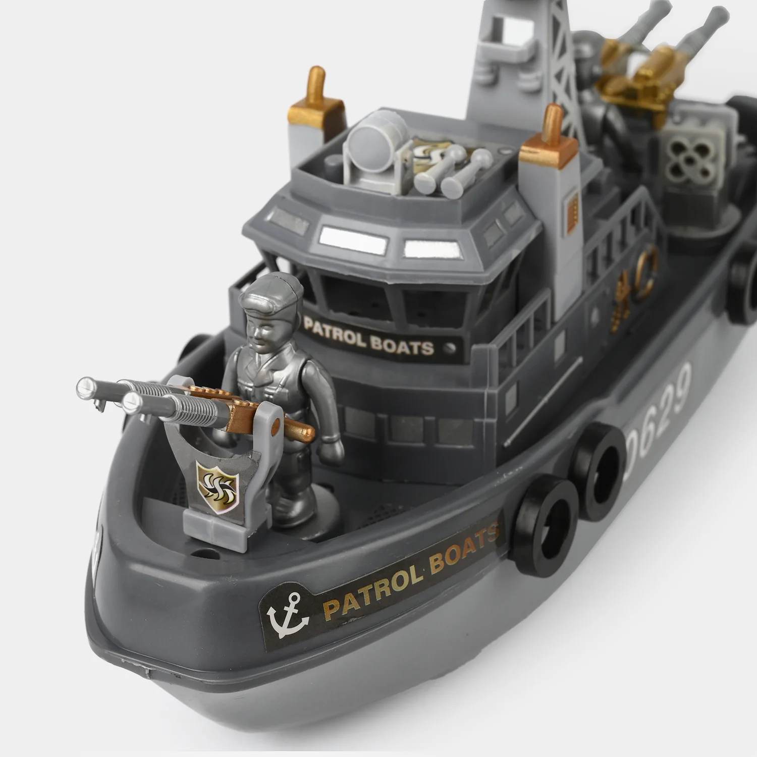 Universal Electric Marine Boat Musical Toy with Lights - Image 2