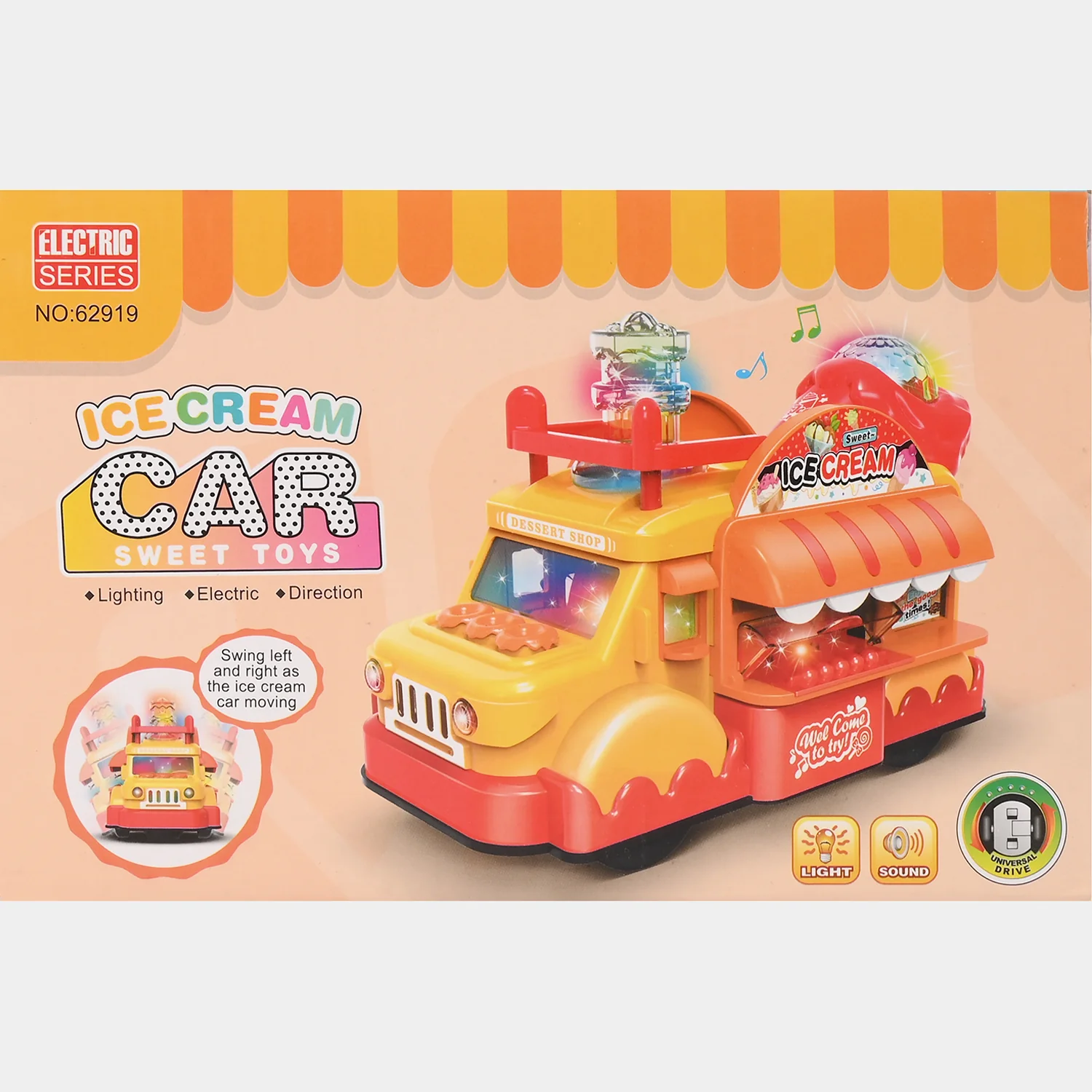 Universal Electric Candy Cart Car Musical Toy with Lights - Image 6