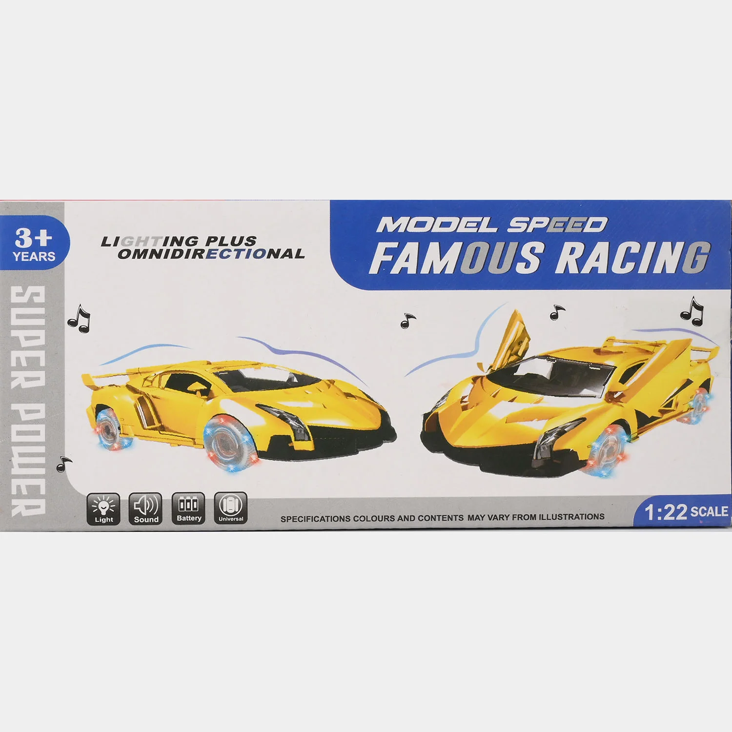 UNIVERSAL SPEED CAR WITH LIGHT & MUSIC FOR KIDS - Image 6