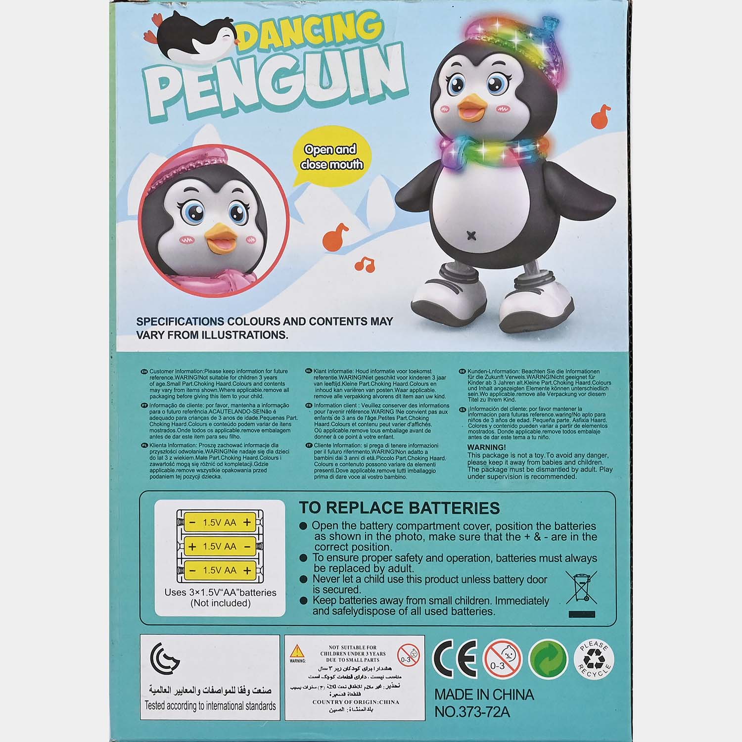 Electric Dancing Penguin Toy with Lights & Sound - Image 7