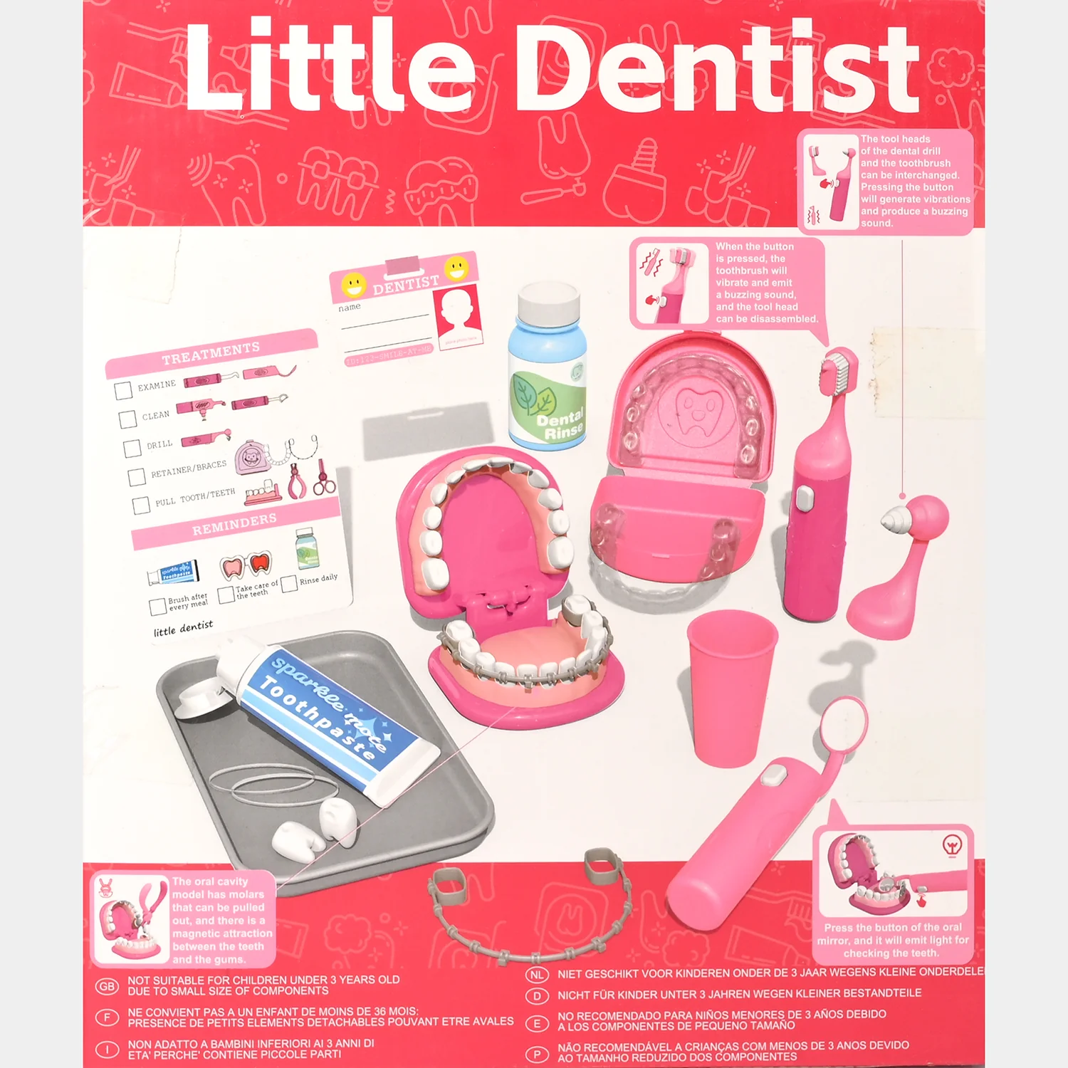 Electric Dental Kit With Light For Kids - Image 5