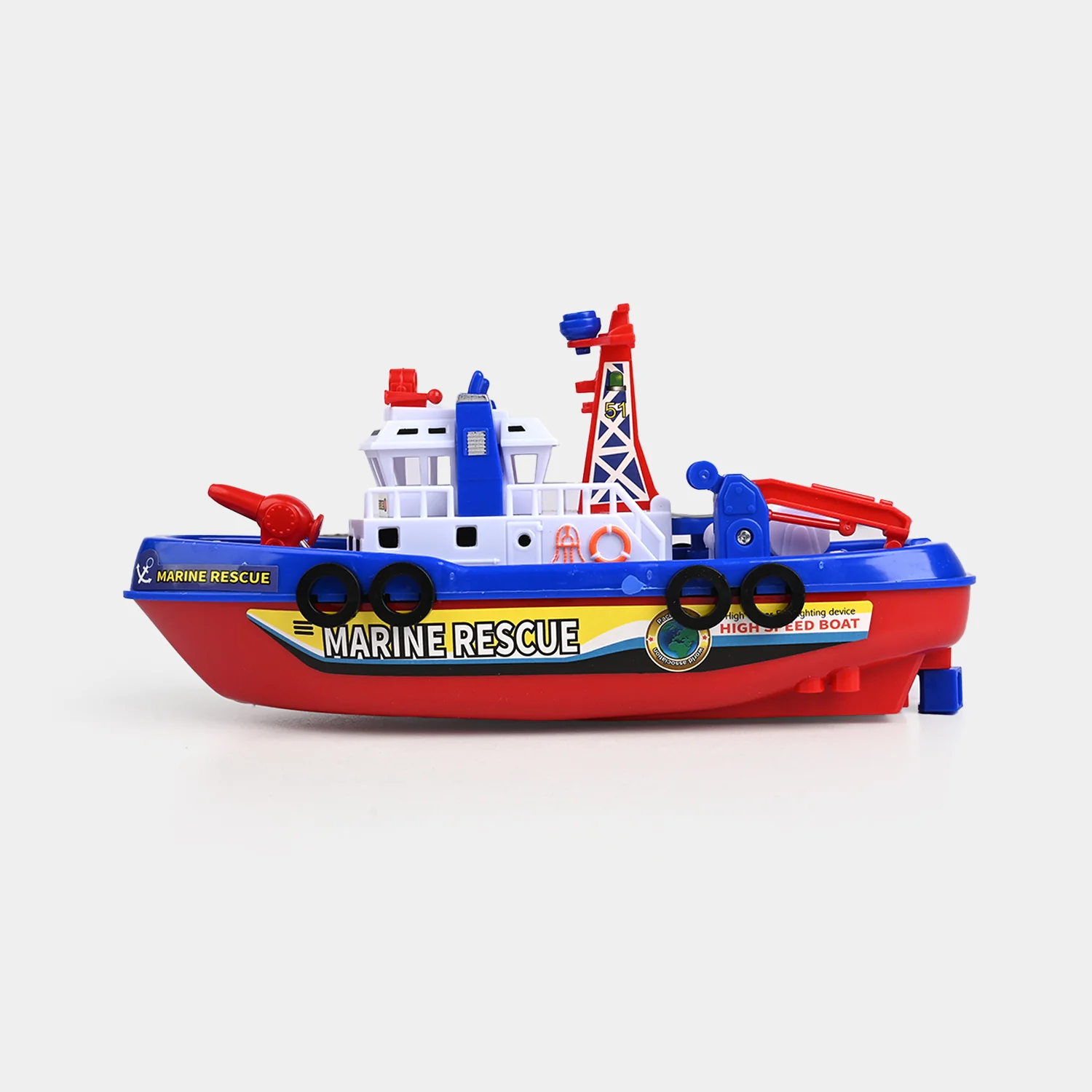 Fire Boat Toy Auto Water Spraying Educational Music Light - Image 6