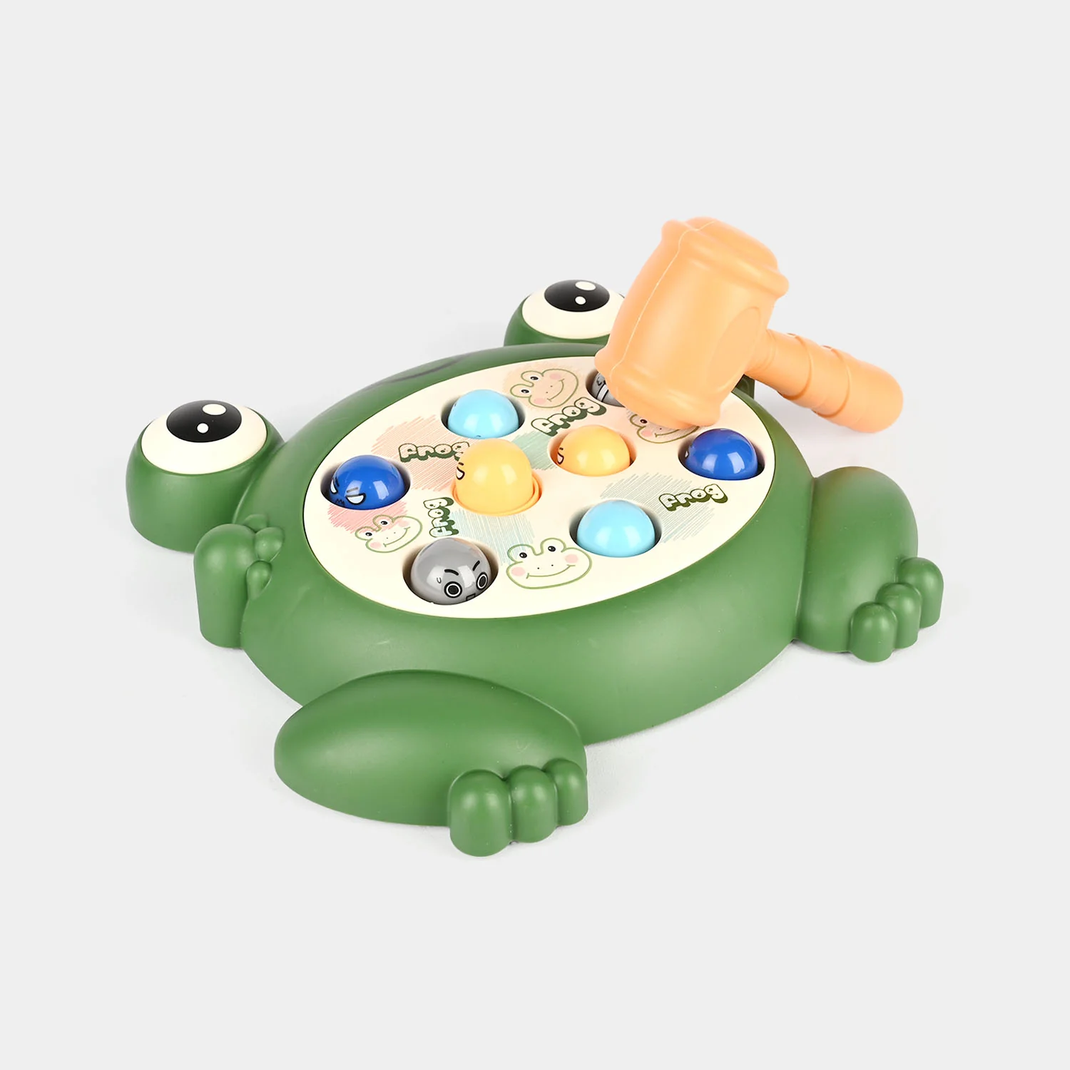 Electric Frog Whack-A-Mole Interactive Game for Kids