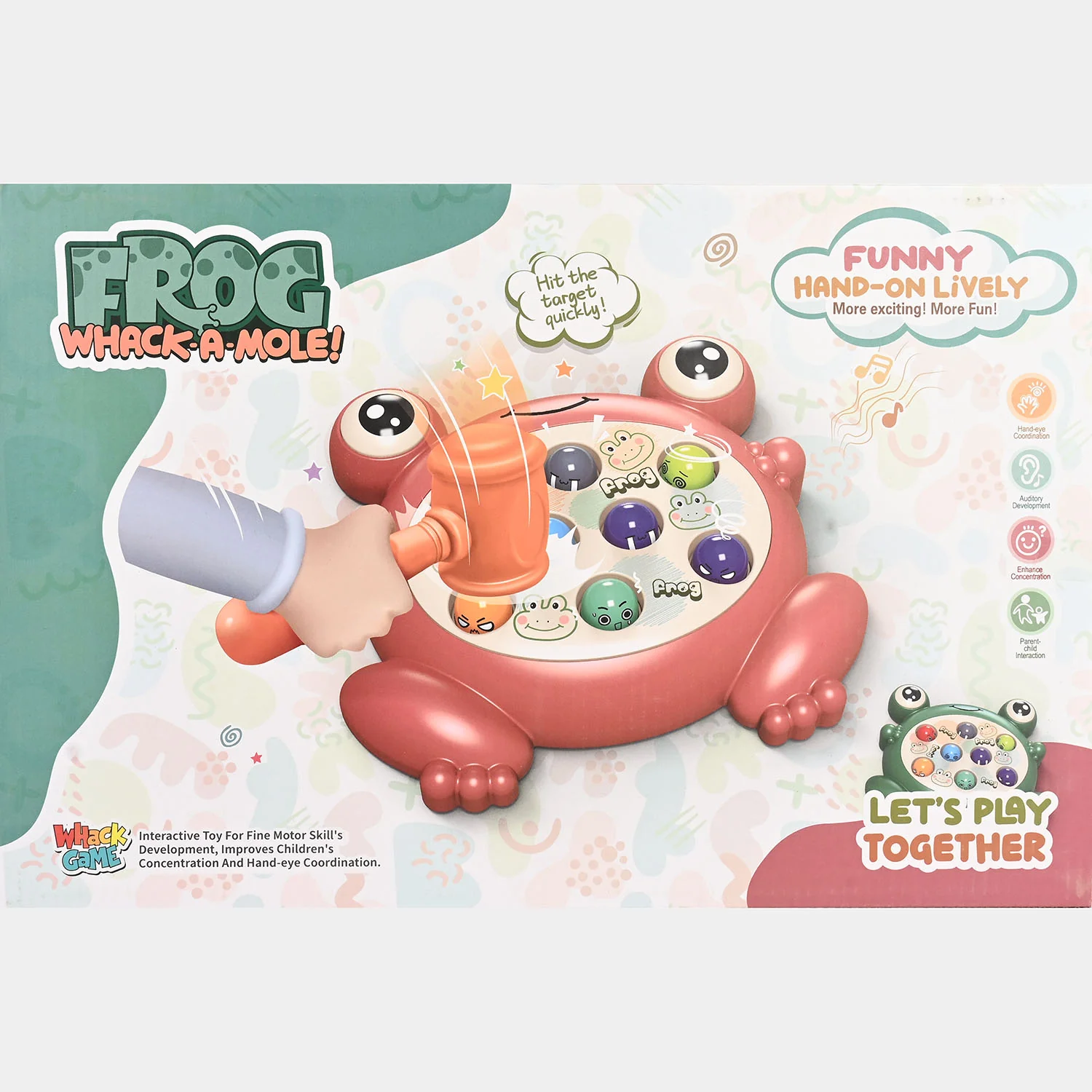Electric Frog Whack-A-Mole Interactive Game for Kids - Image 7