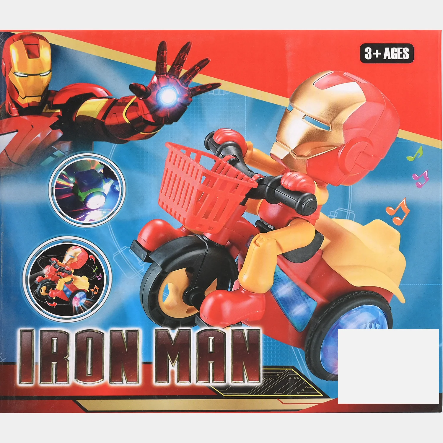 Electric Hero Tricycle With Light & Music - Image 6