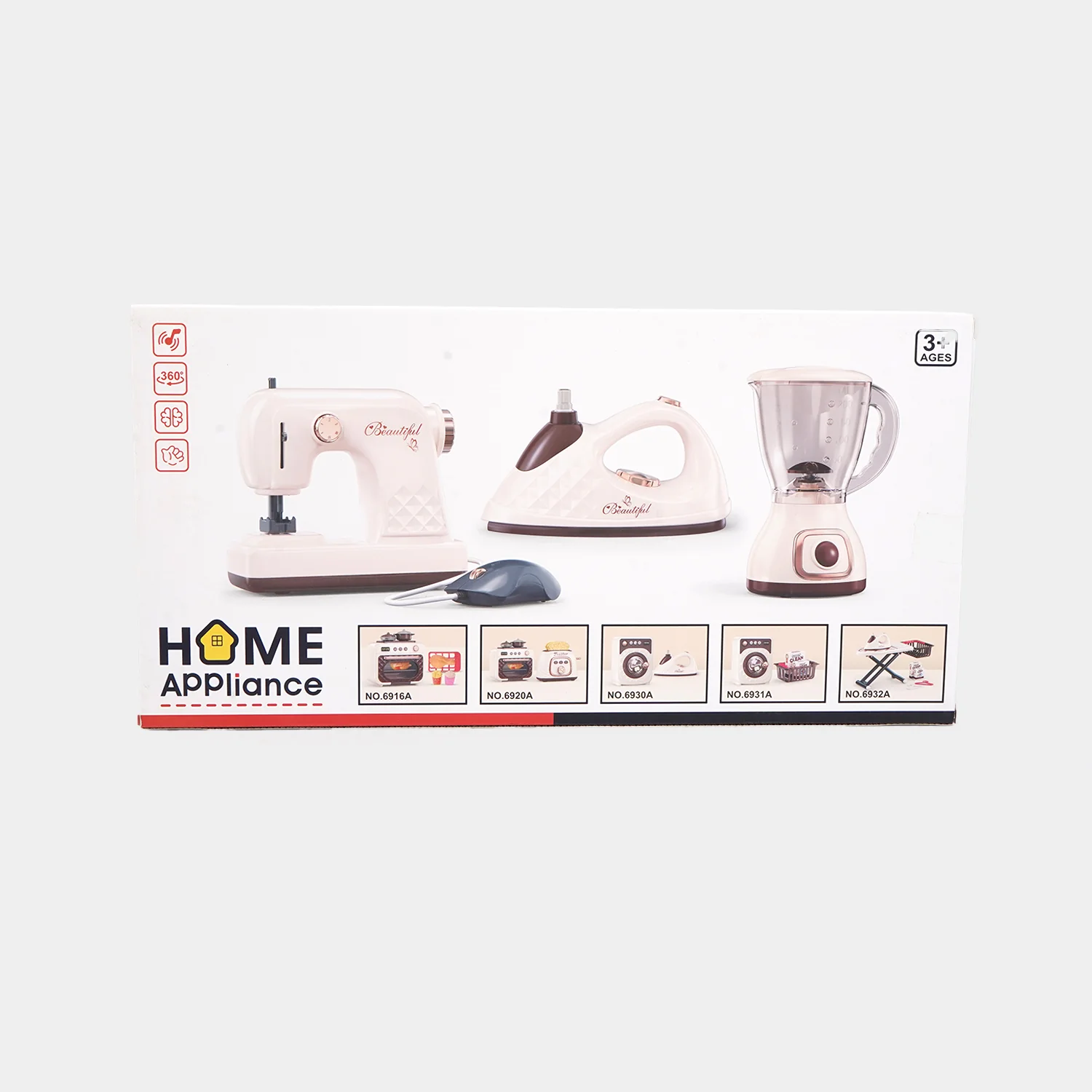 Kids Pretend Home Appliance Play Sewing Machine & Iron - Image 10