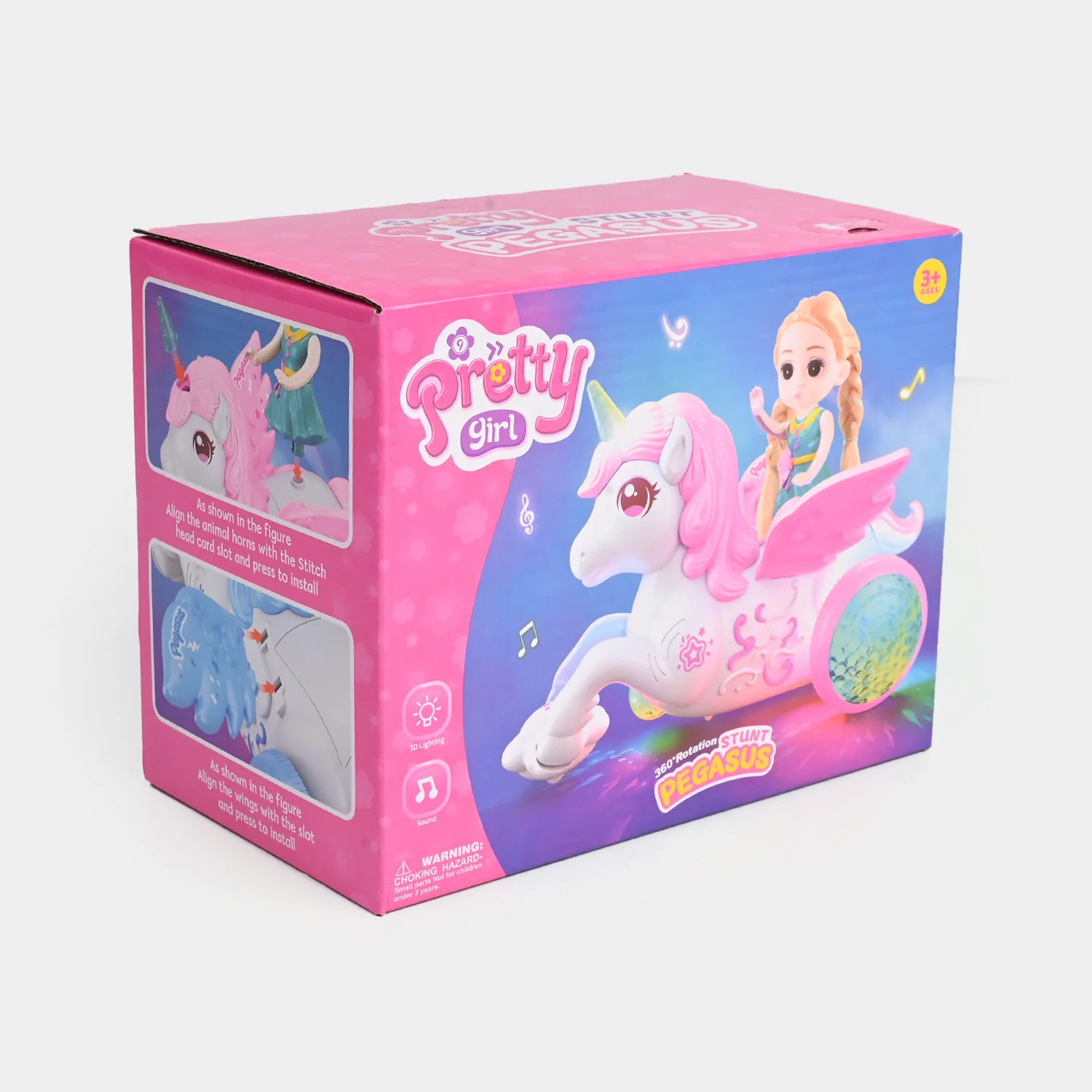 Electric Stunt Rotating Horse For Kids - Image 3