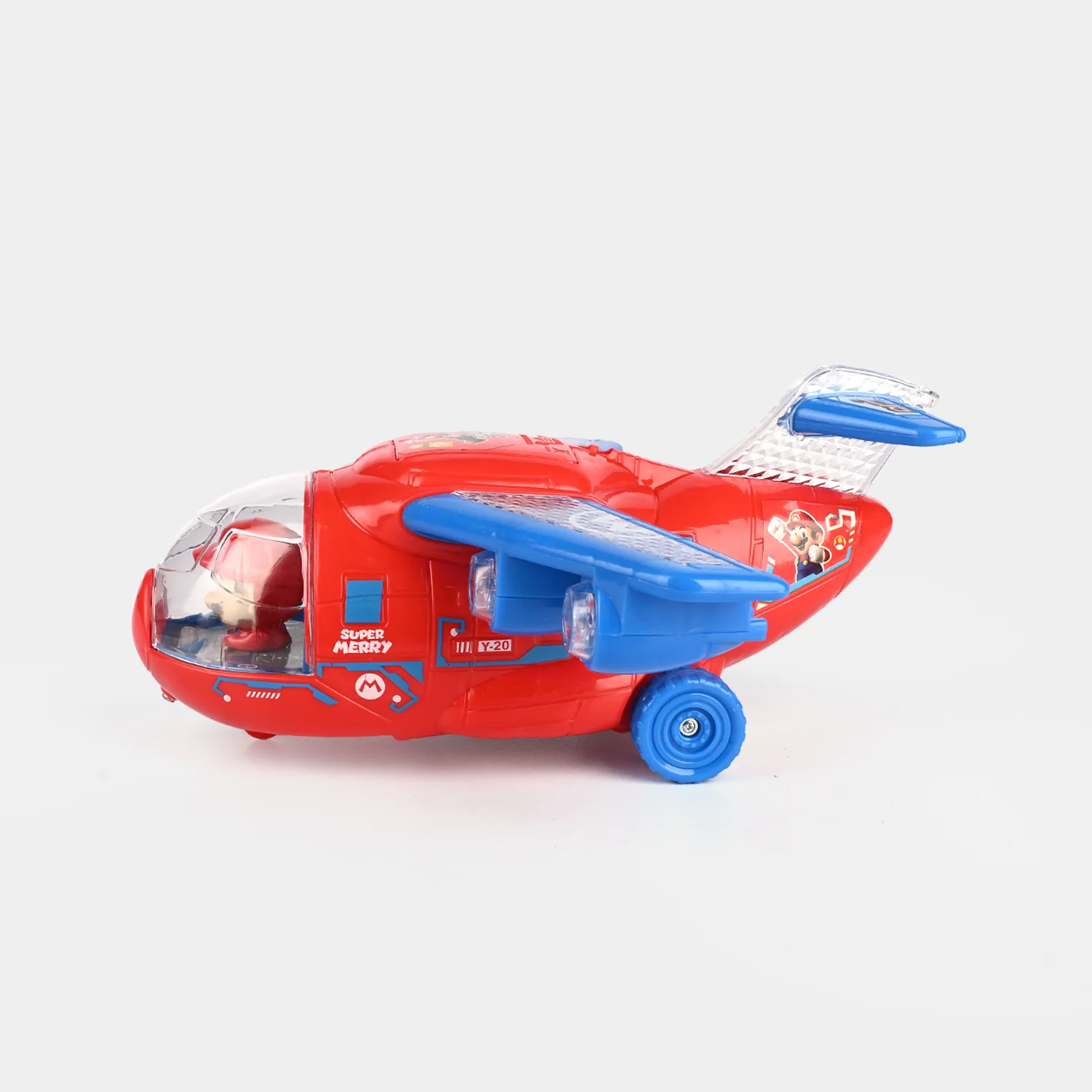 Electric Super Merry Airplane with Lights & Sound - Image 2