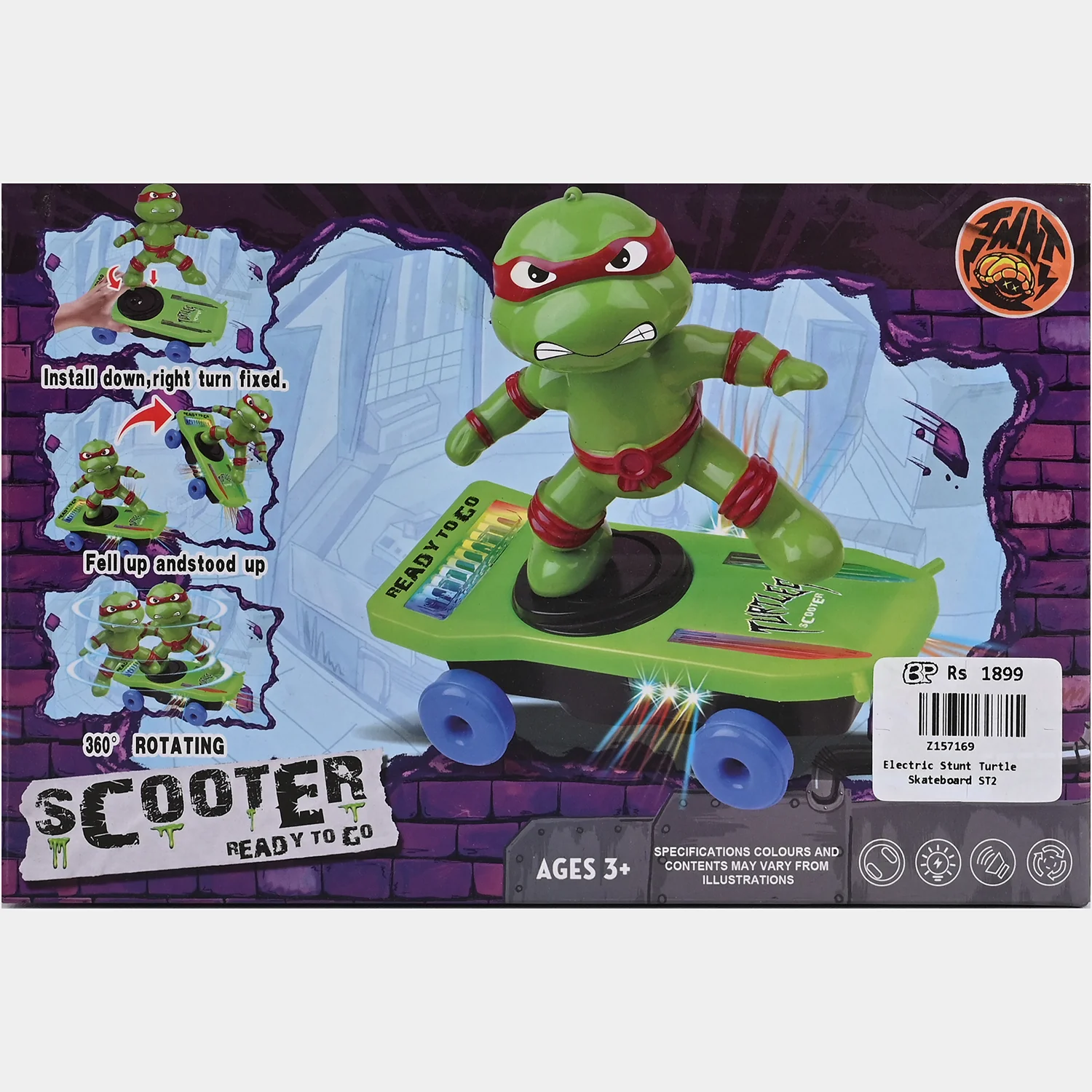 Electric Stunt Turtle Skateboard Toy - Image 6