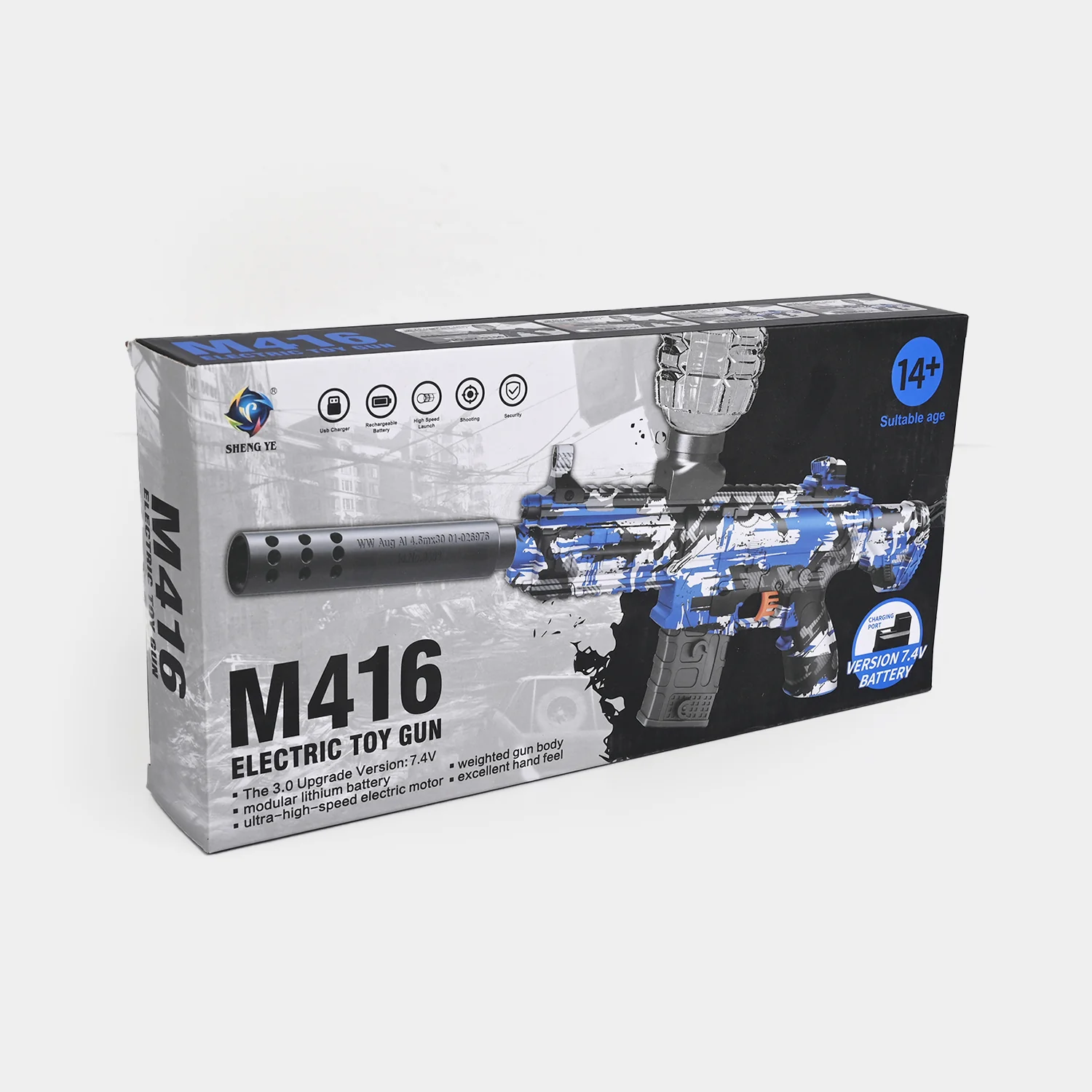 Electric Gel Ball Blaster For Kids Model M416 - Image 3