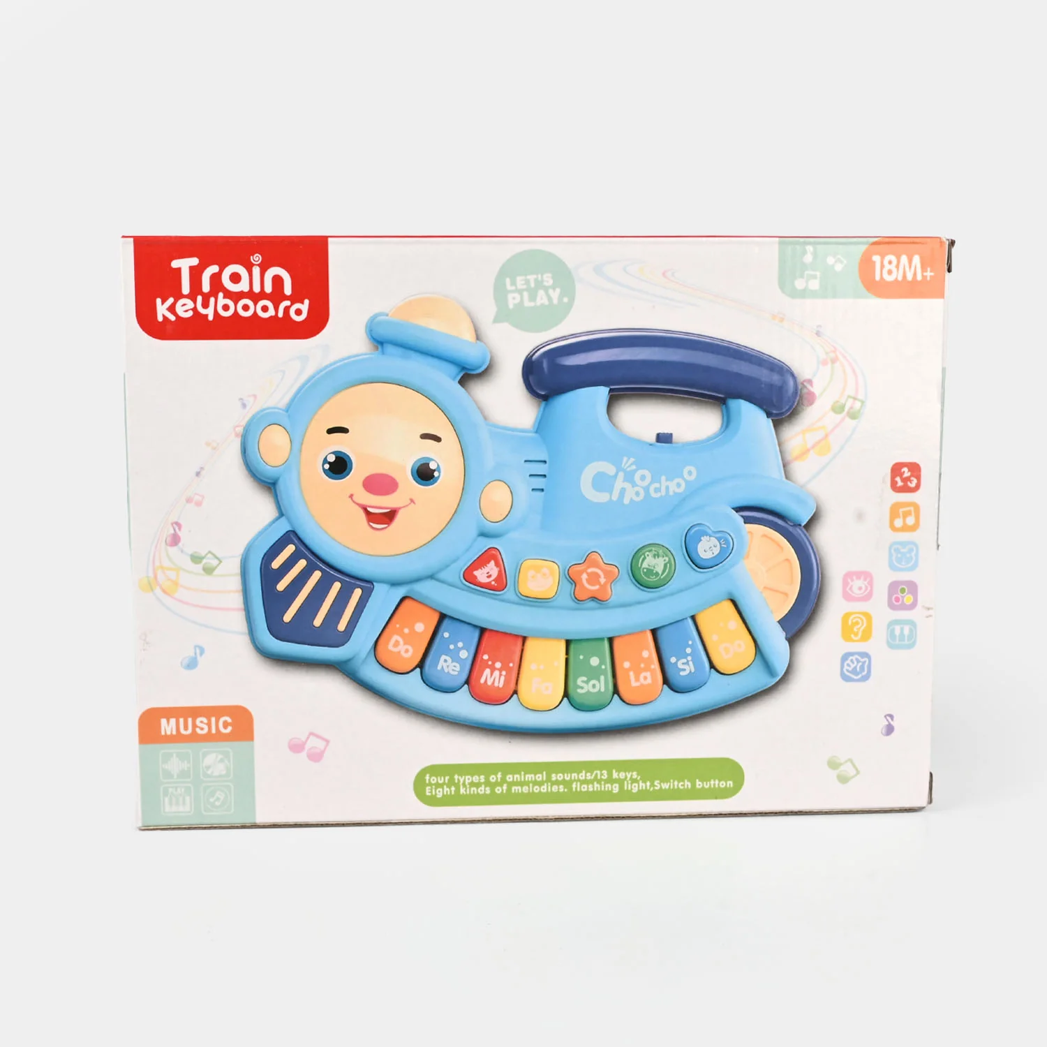 Cartoon Electronic Piano – Interactive Animal Keyboard piano with Lights, Music Toy - Image 6