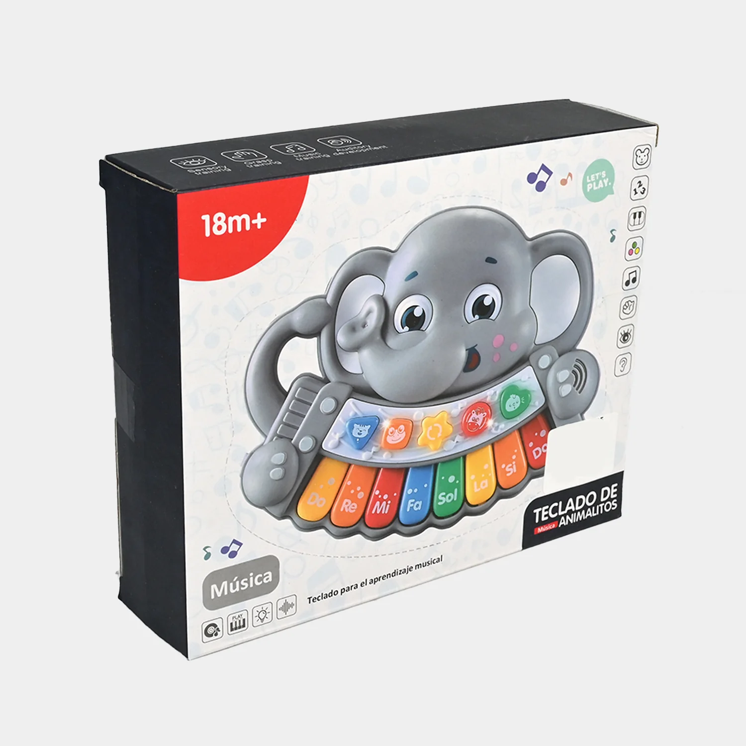 Musical Learning Little Piano For Kids - Elephant - Image 3