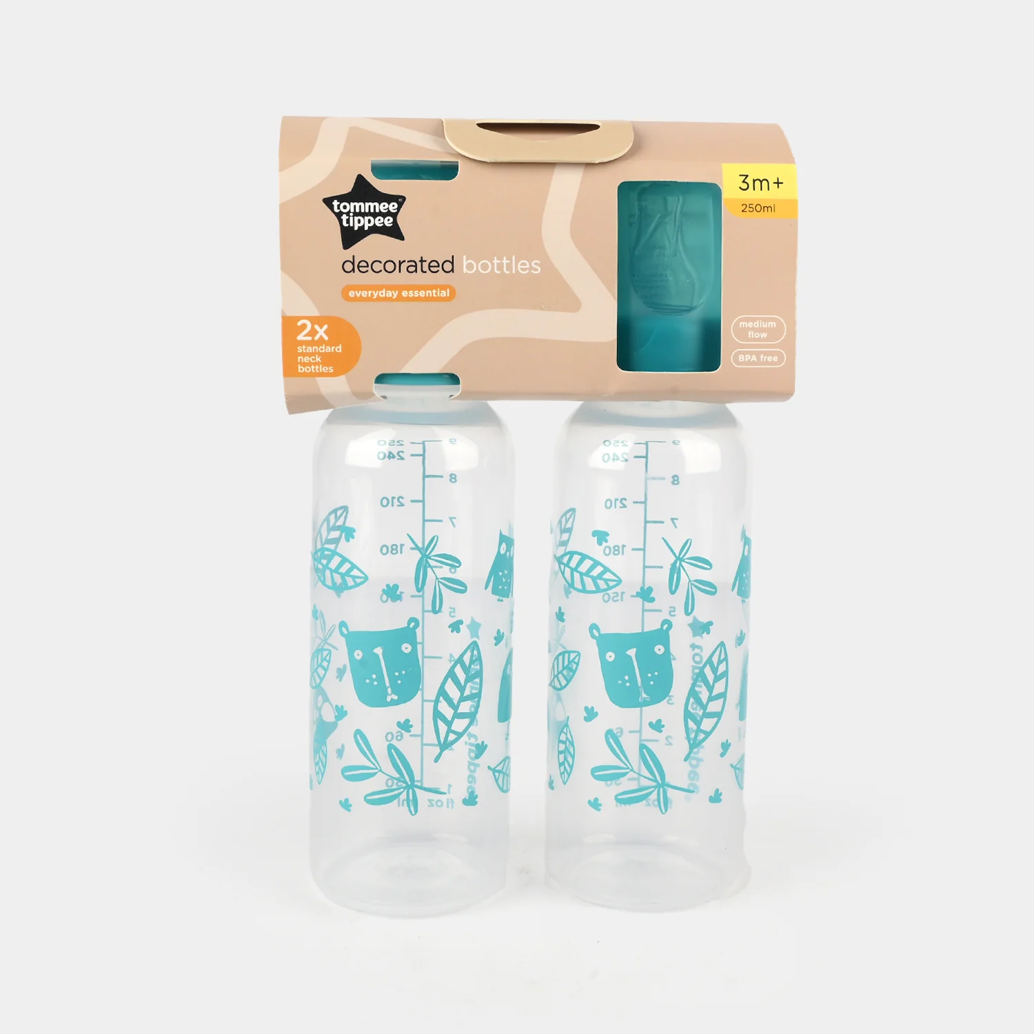 Baby Feeding Bottle 250ml Pack of 2 - Image 3