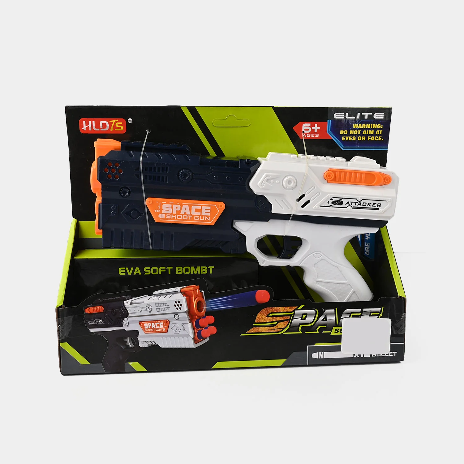 Space Shoot Gun – EVA Soft Bullet Blaster Toy - Image 2