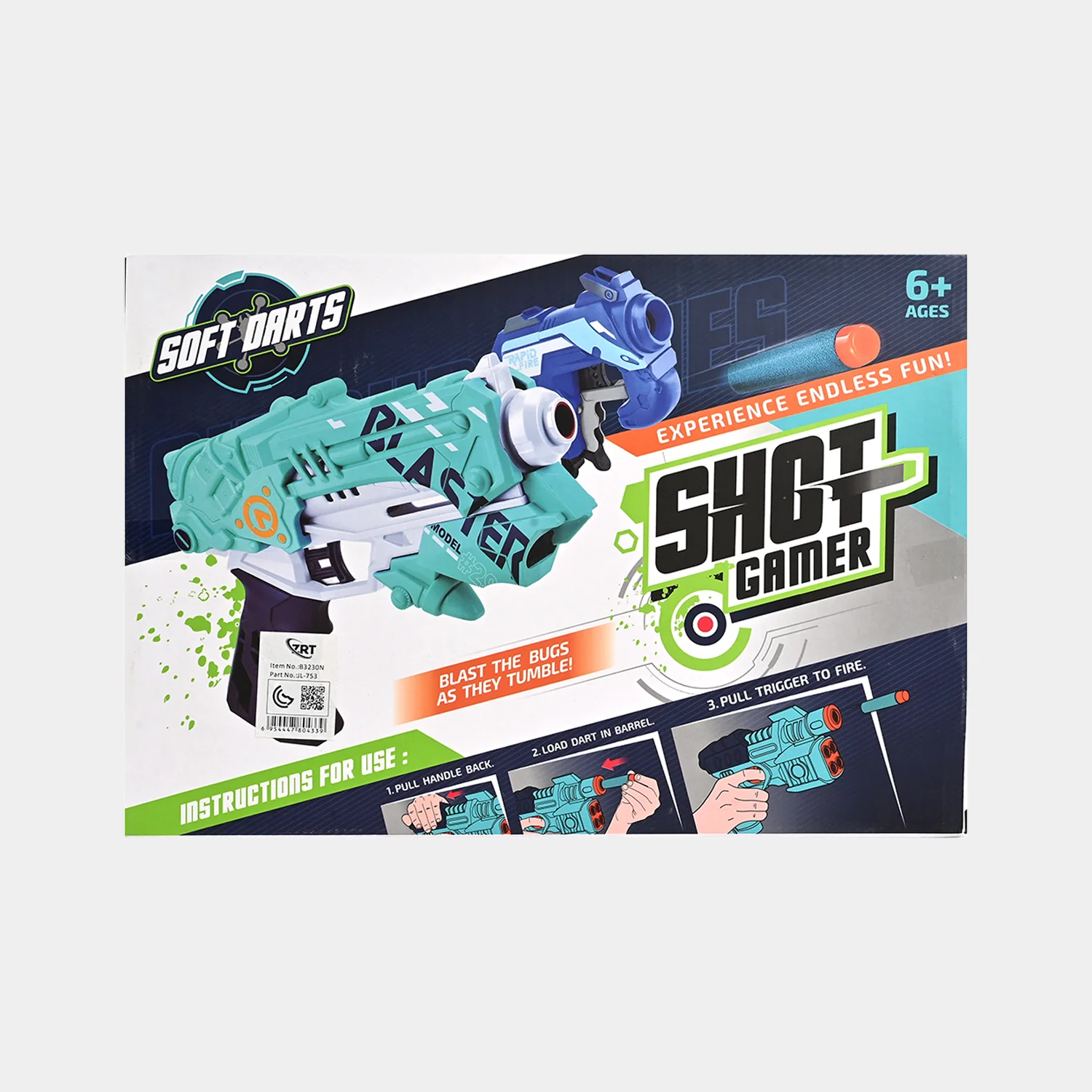 Eva Soft Dart Shoot Game With Targets – Safe Blaster Fun for Kids - Image 8