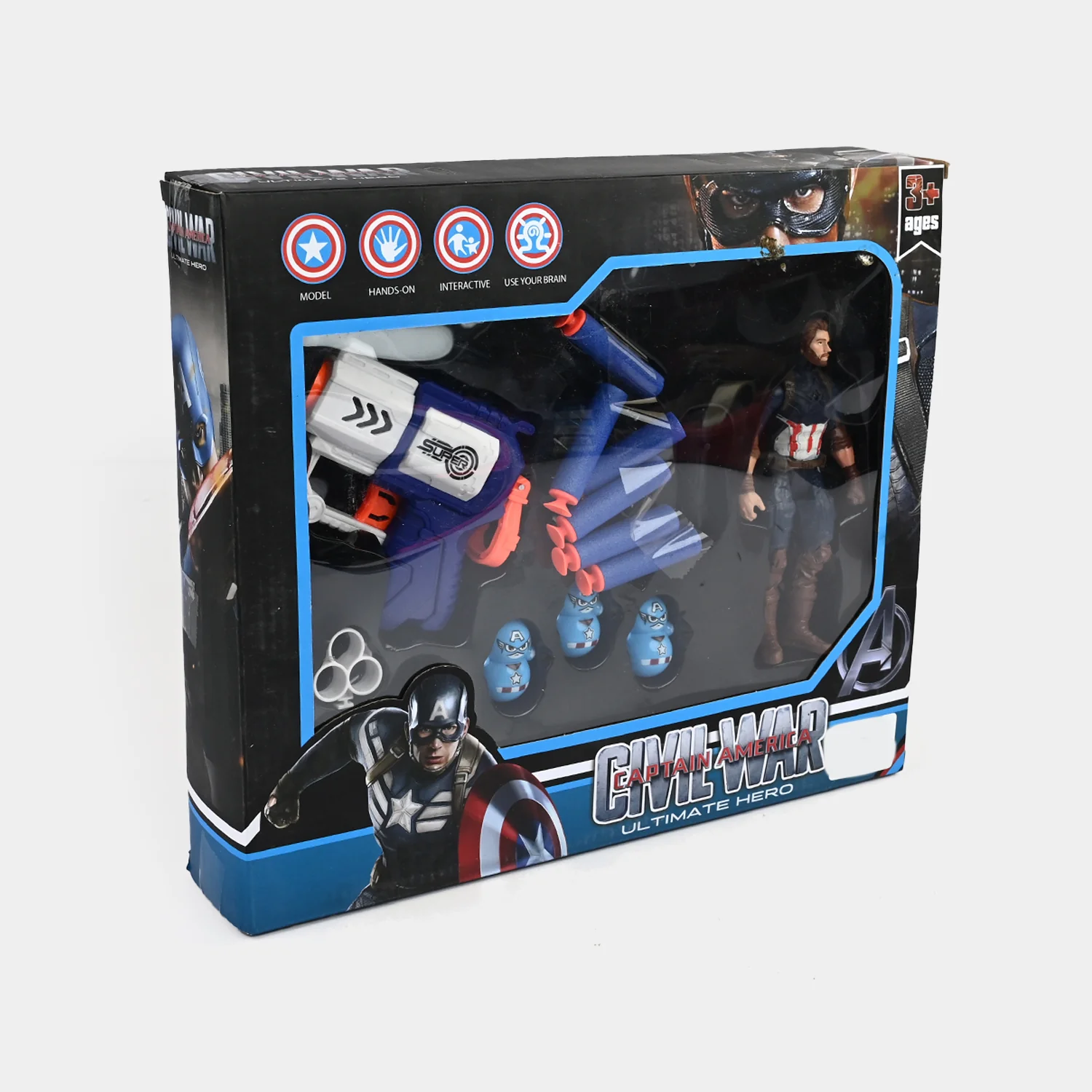 Action Figure Eva Soft Dart Blaster & Targets Set - Image 3