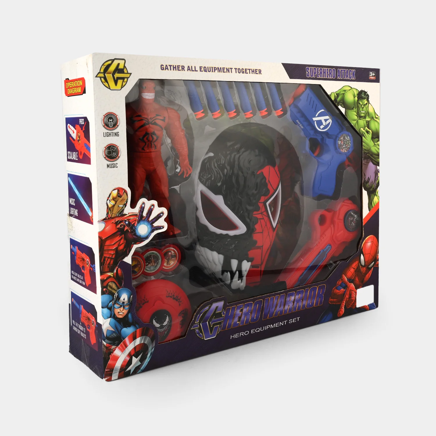 Eva Soft Bullet Launcher With Mask Play Set For Kids - Image 3