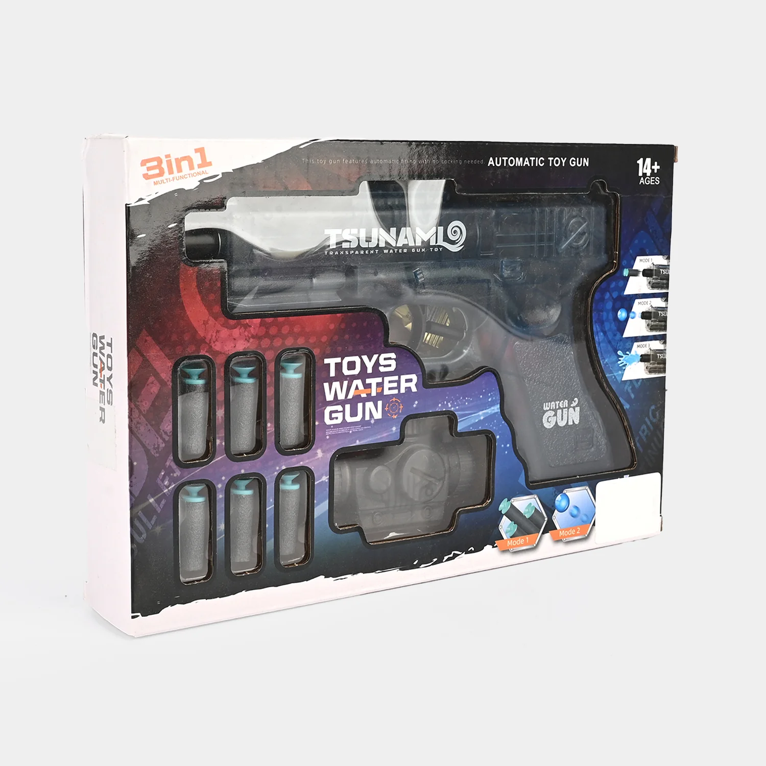 3-in-1 Multi-functional Automatic Blaster Toy for Kids - Image 3