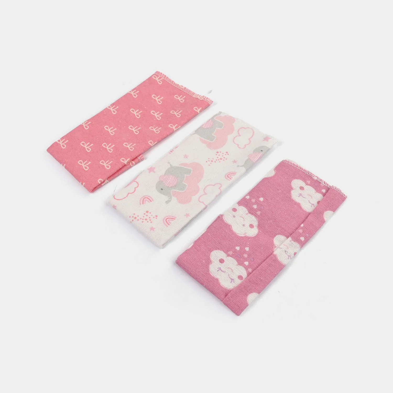 Soft Cotton Baby Face Towel | 3PCs - Image 2
