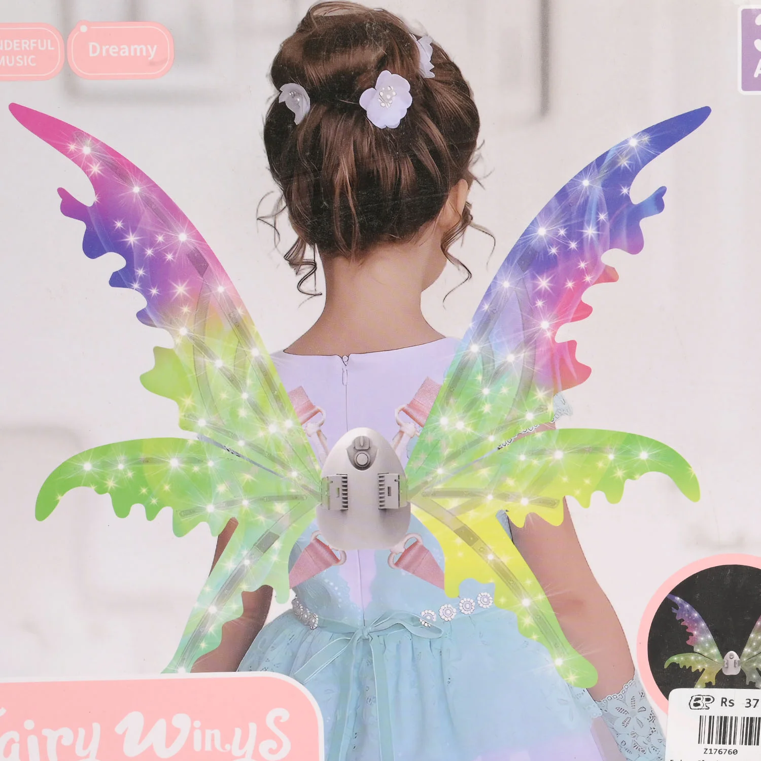 Electric Light-Up Fairy Wings - Image 2