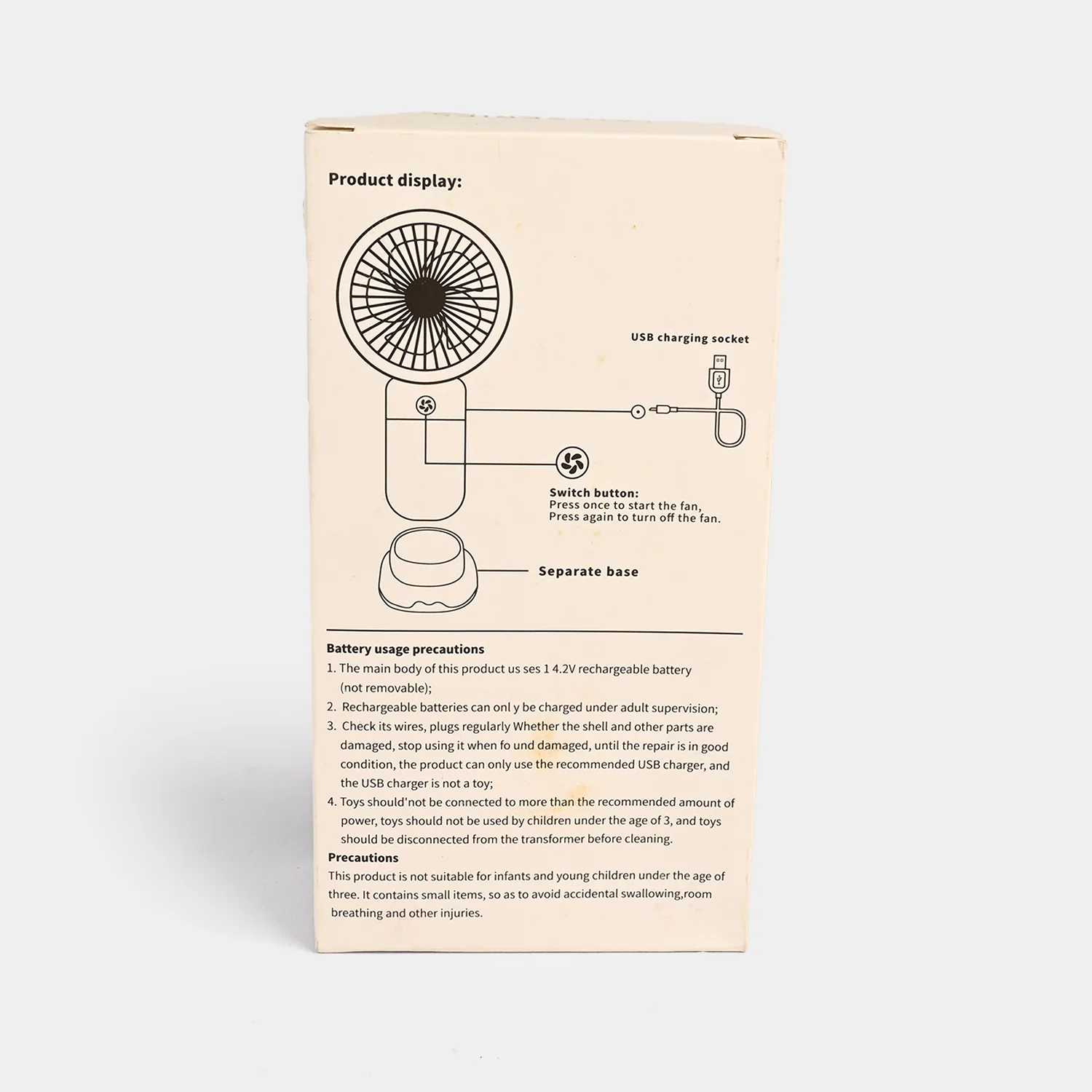 Rechargeable Mini Handheld Fan - Image 7