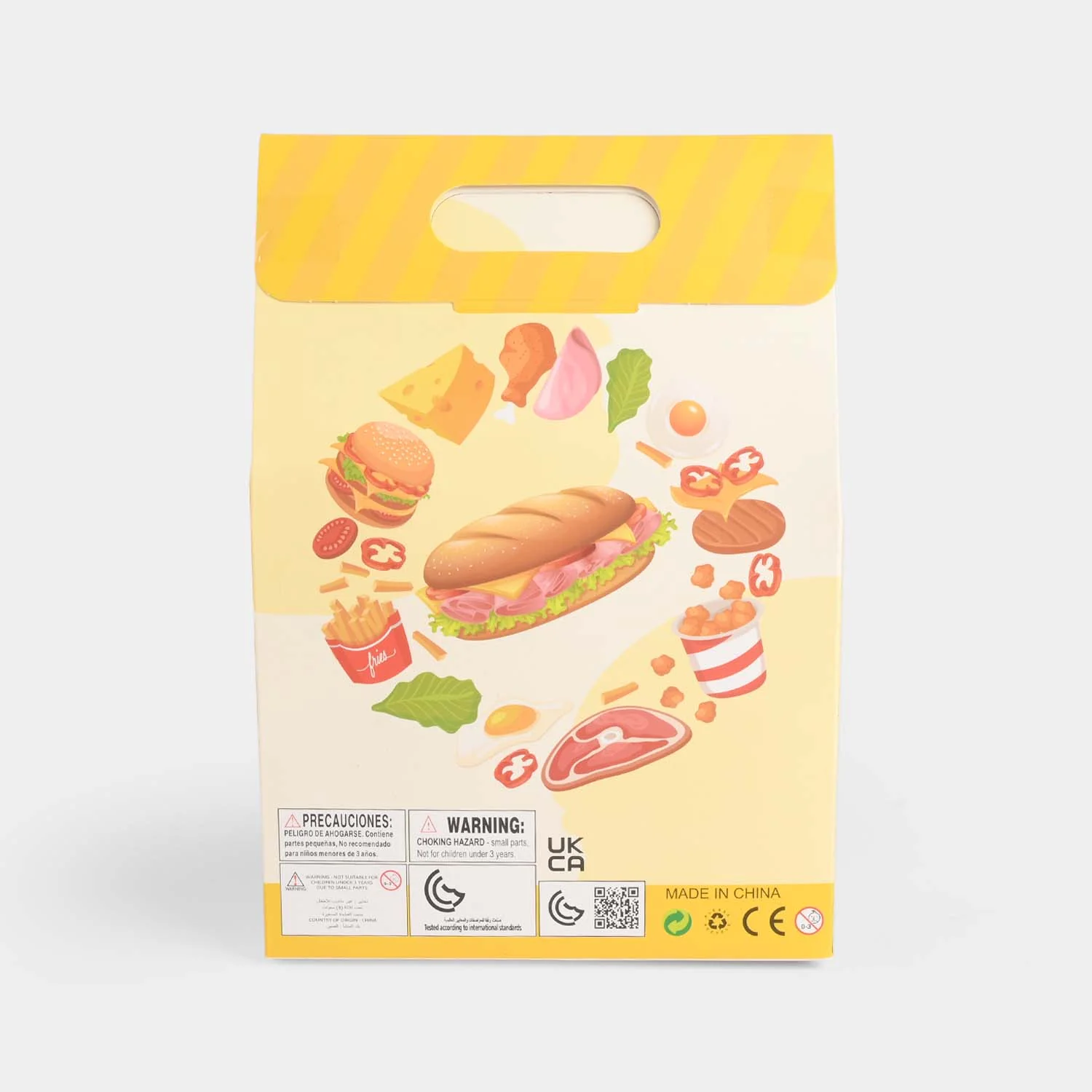 Fast Food Play Set – Fun & Colorful Pretend Burger Meal for Kids - Image 3